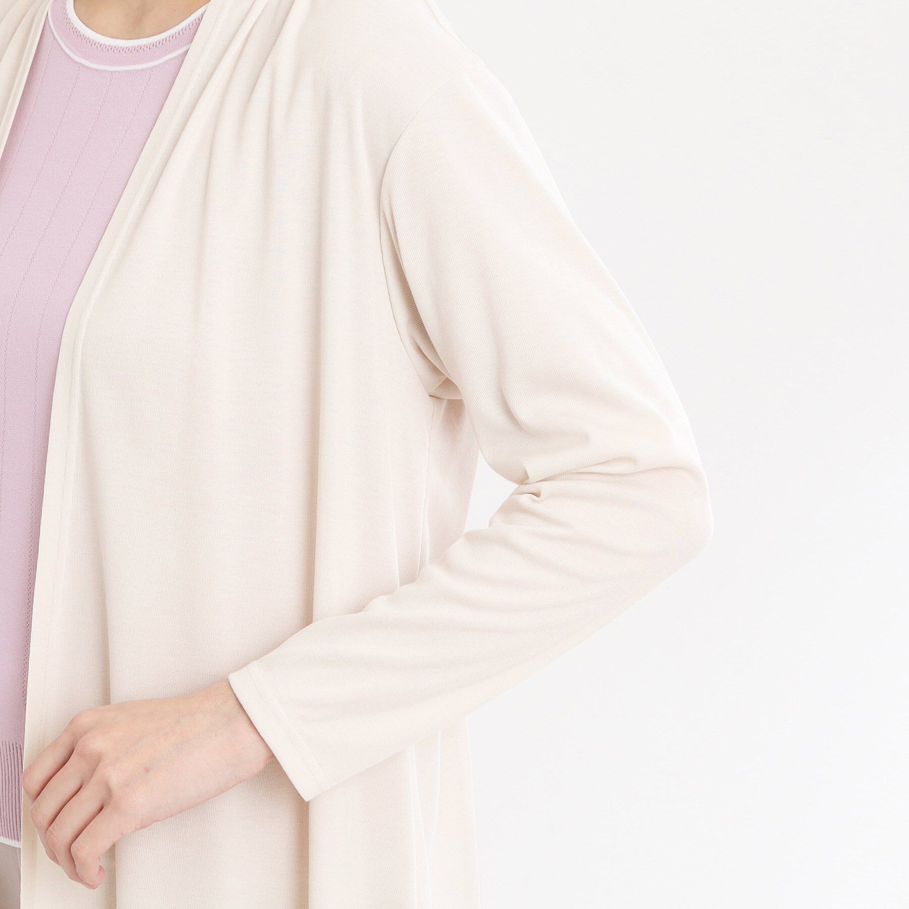 Reflect「【洗える】ジャージカーディガン」|カーディガン|