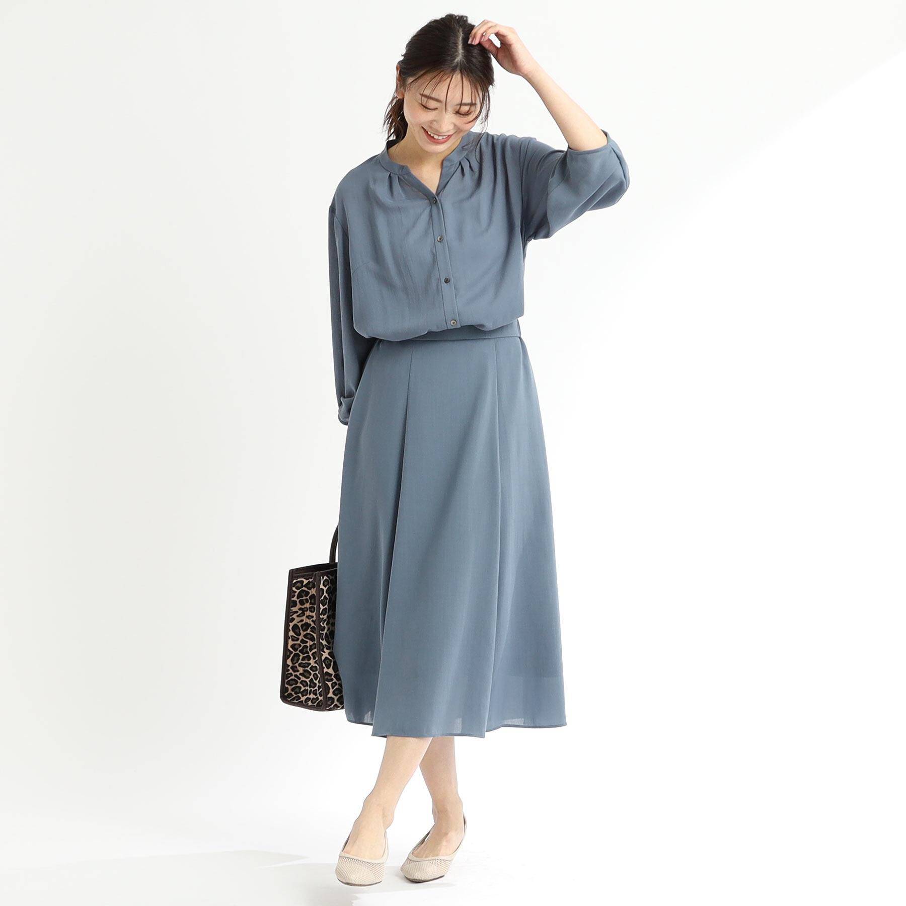 Reflect「【マシンウォッシュ可／セットアップ可】スリーブディティールブラウス」|シャツ・ブラウス|