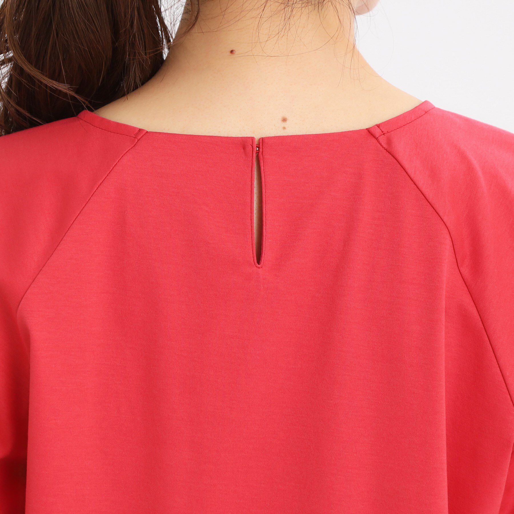 Reflect「【マシンウォッシュ可】キレイめラグランスリーブジャージ」|Tシャツ・カットソー|