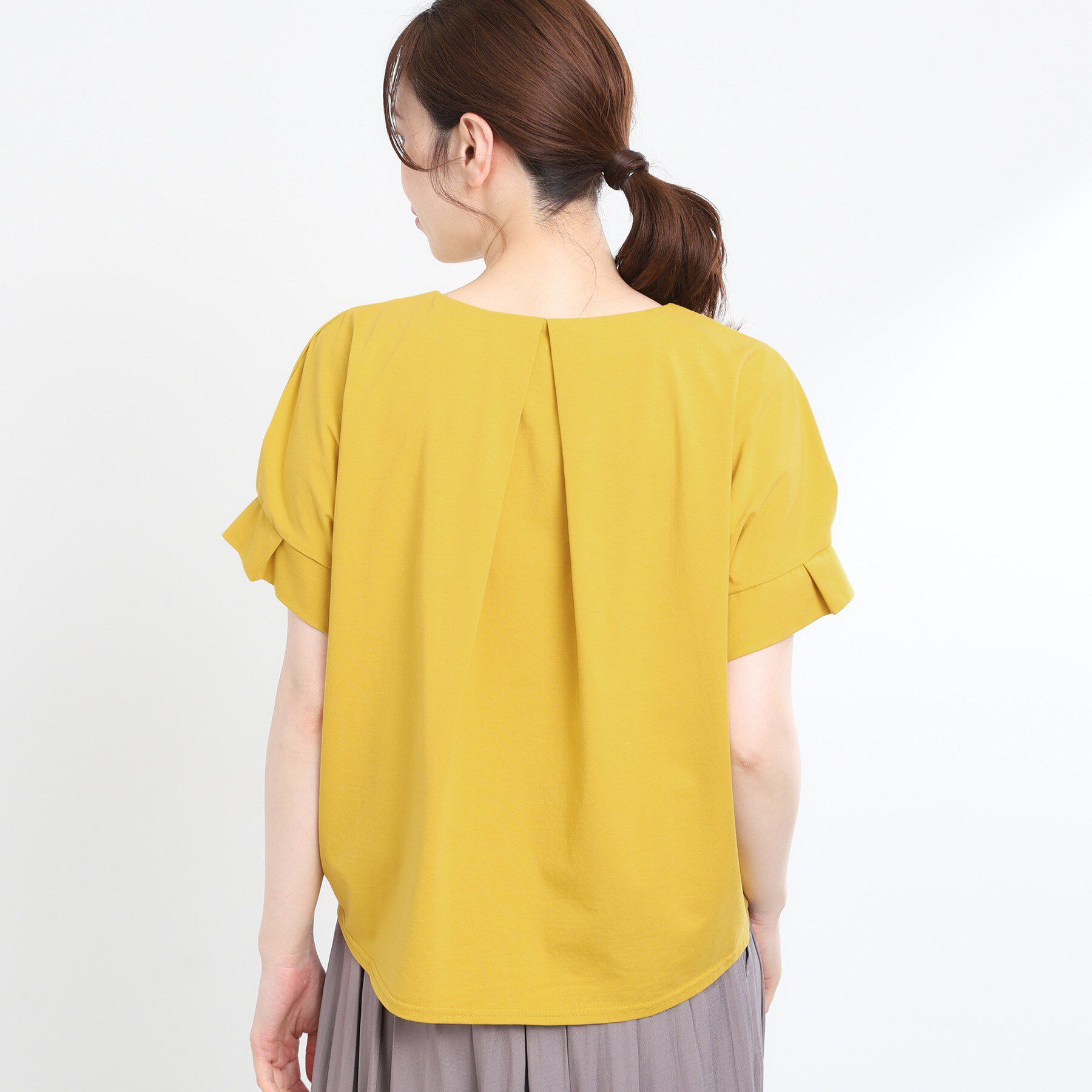 Reflect「Vネックジャージカットソー」|Tシャツ・カットソー|