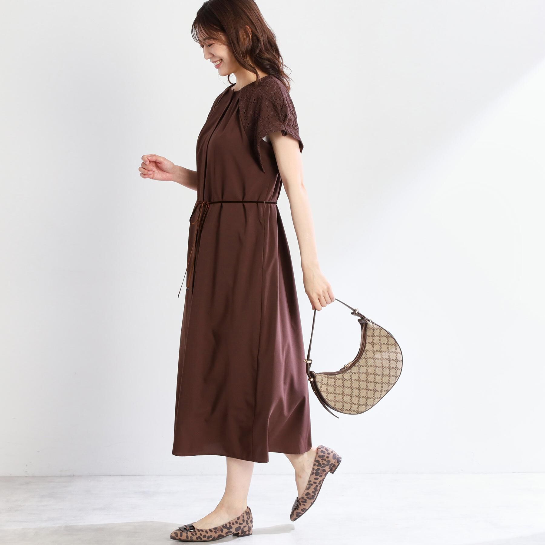 Reflect「カットワークレーススリーブワンピース」|ワンピース|