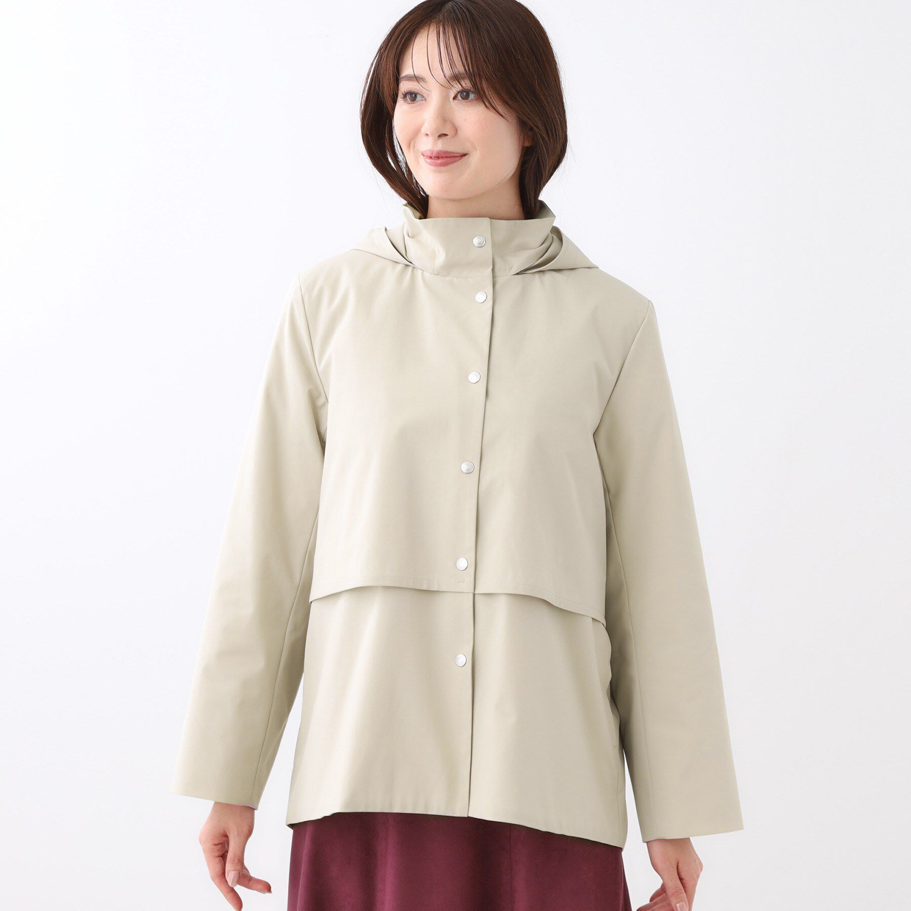 Reflect「【すっきり見え／フード取り外し可／通勤におすすめ◎】ライティアウター」|ブルゾン・スタジャン|