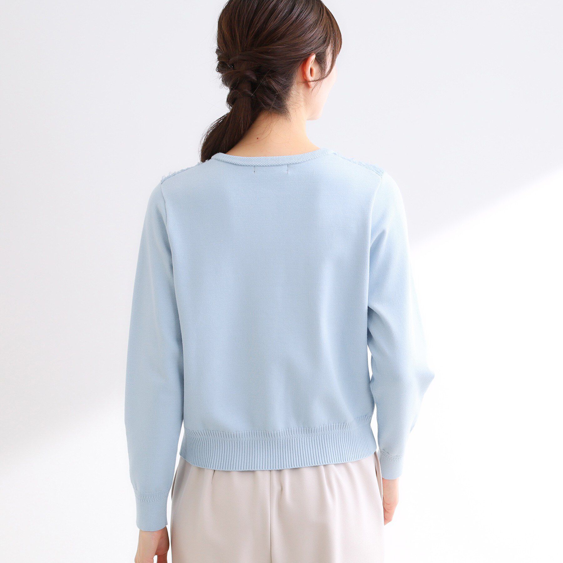 Reflect「【着映え◎】ツイード風ニットカーディガン」|カーディガン|