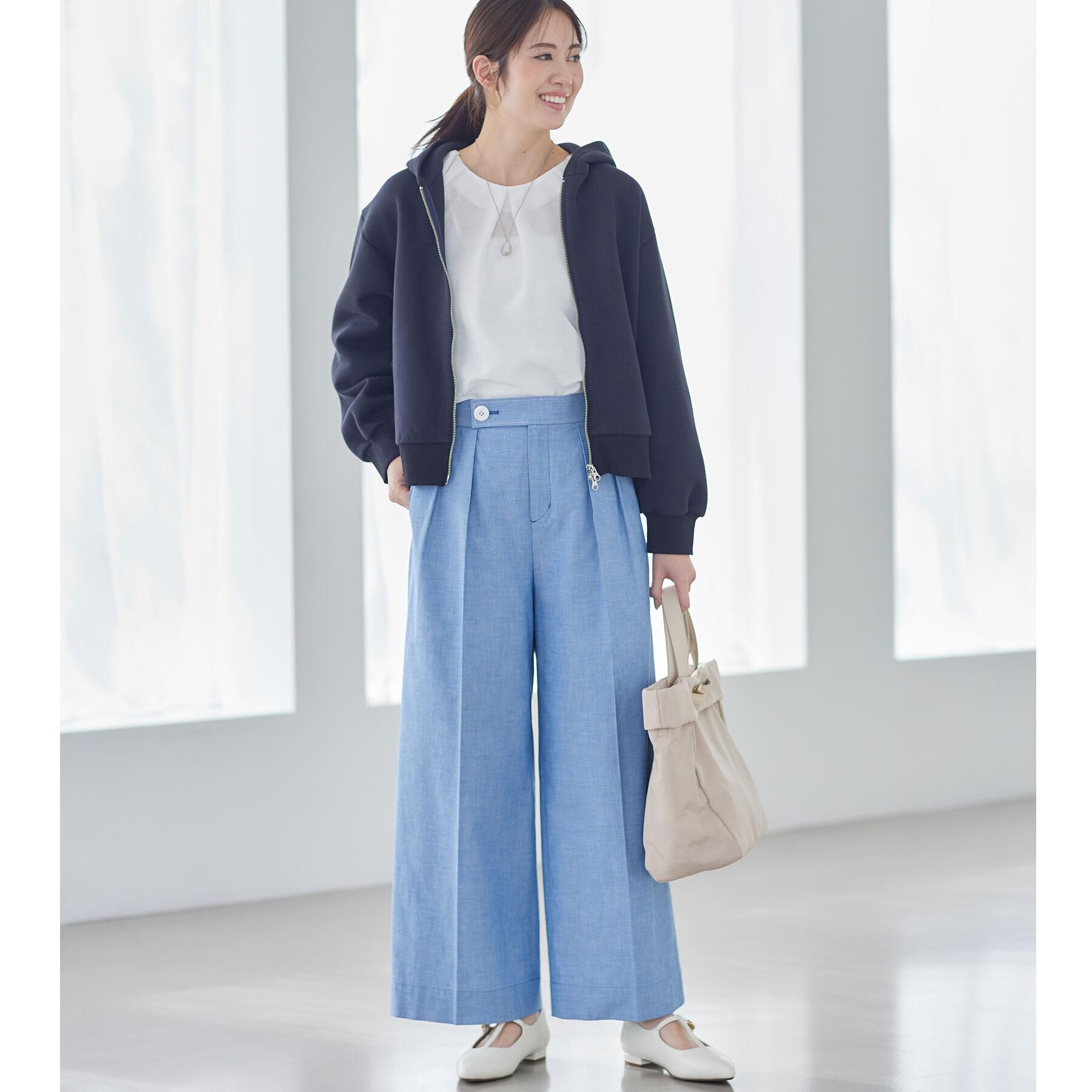 Reflect「ダブルジップドロップショルダーパーカー」|パーカー|