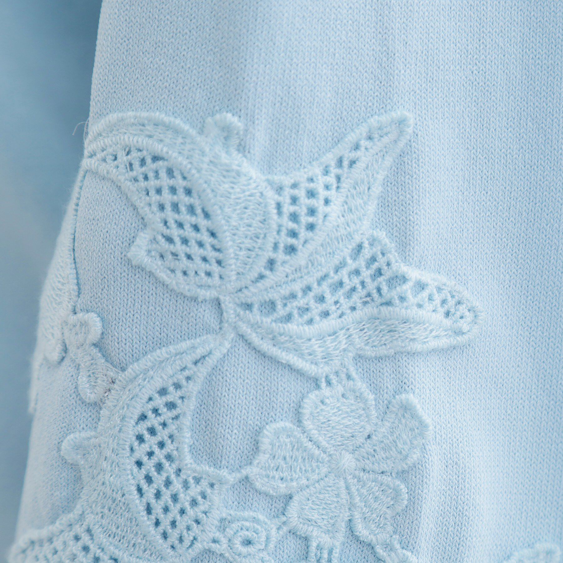 Reflect「レースデザインスリーブカーディガン」|カーディガン|