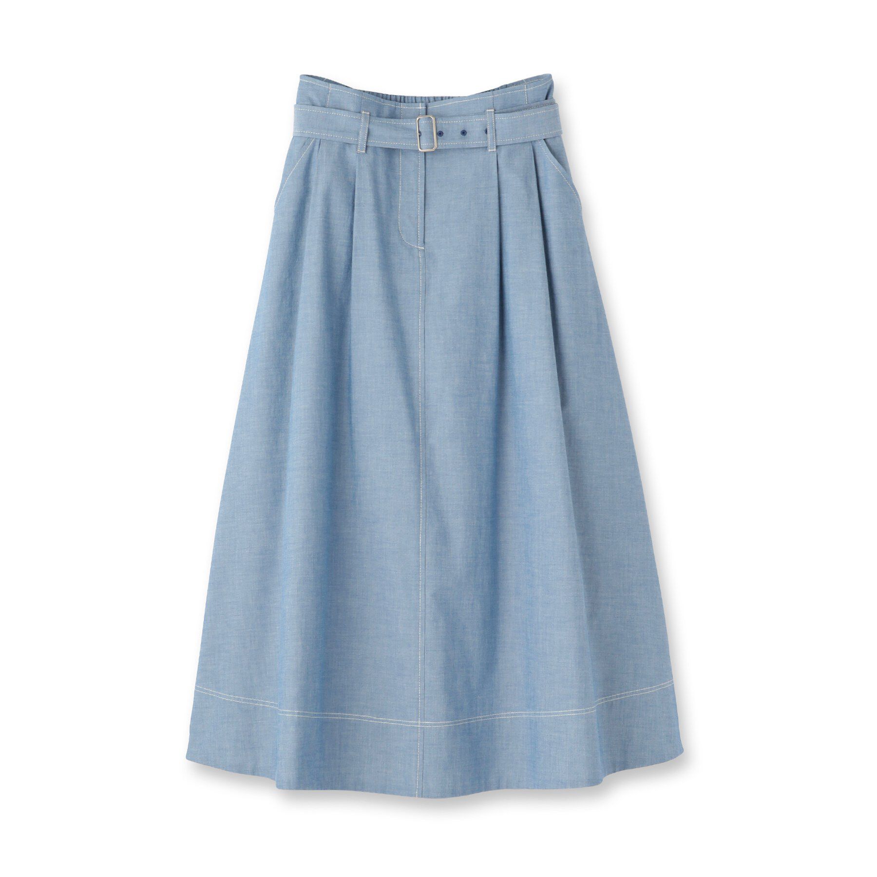 Reflect「ダンガリータックフレアスカート」|スカート|