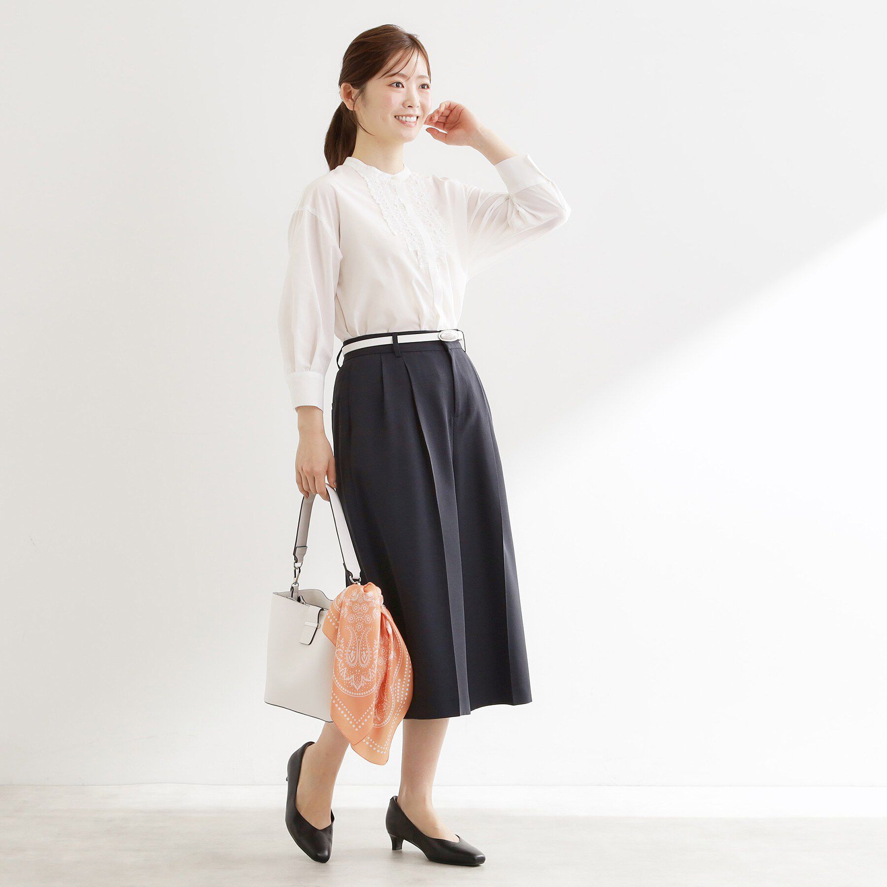 Reflect「リネンライクワイドミディパンツ」|その他|