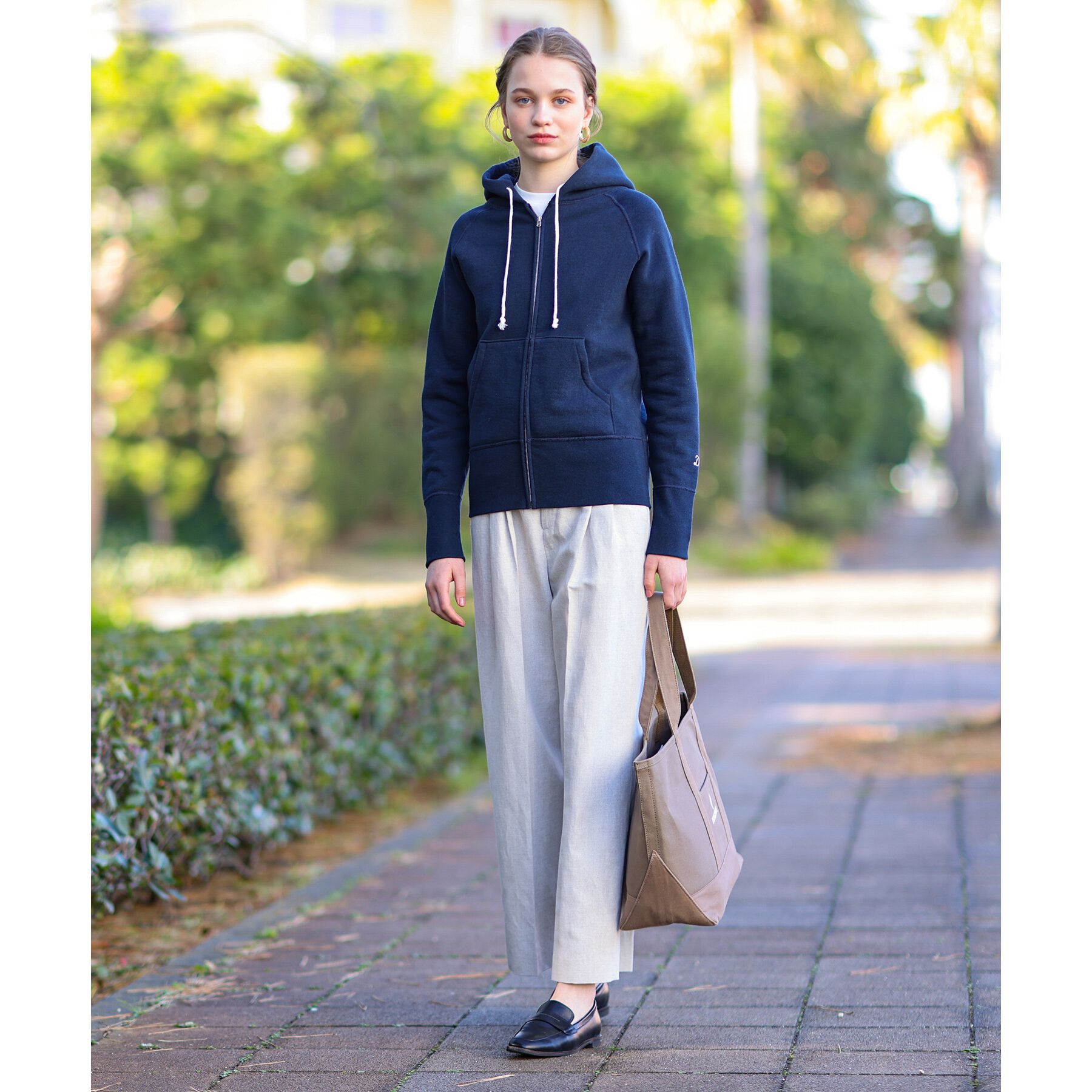 DRESSTERIOR「デキシー吊裏毛ジップアップパーカ」|パーカー|