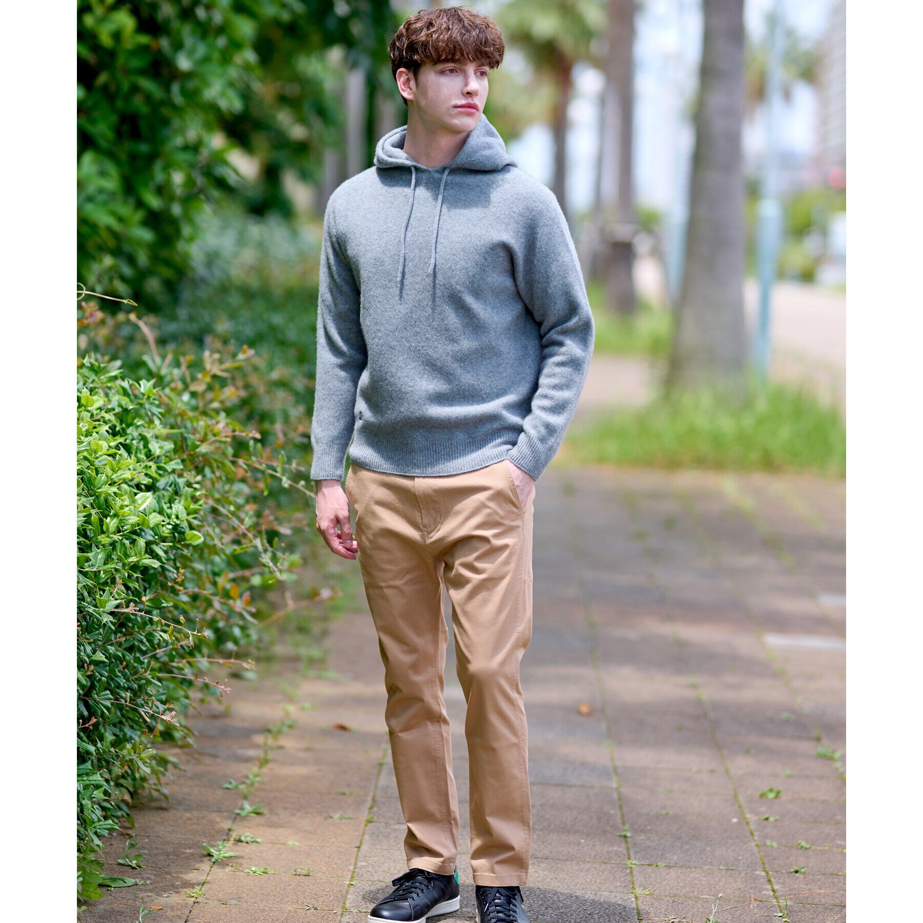 DRESSTERIOR「ホールガーメント ニットパーカ」|ニット・セーター|