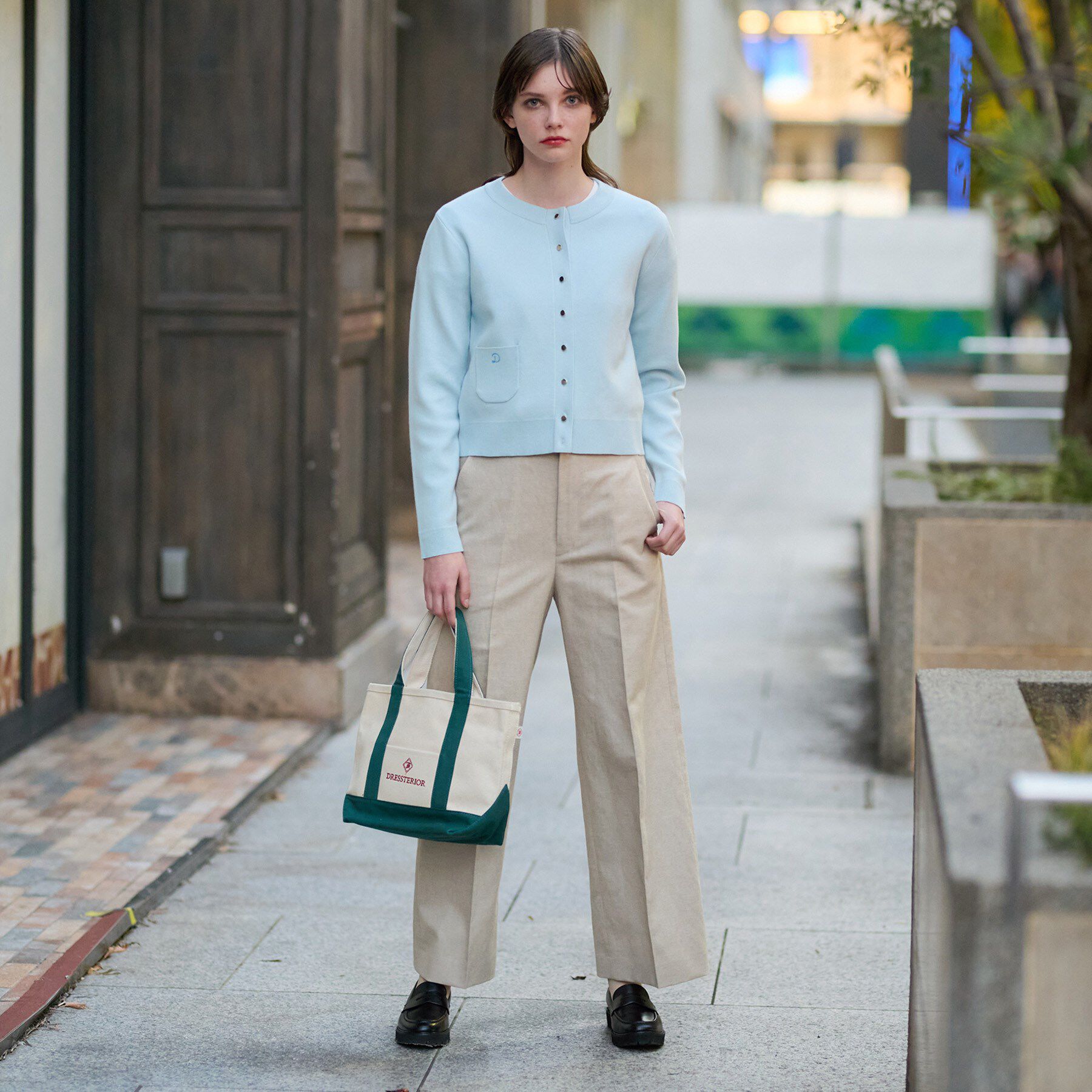 DRESSTERIOR「【洗える】ウォッシャブルコットンカシミヤ混カーディガン」|カーディガン|