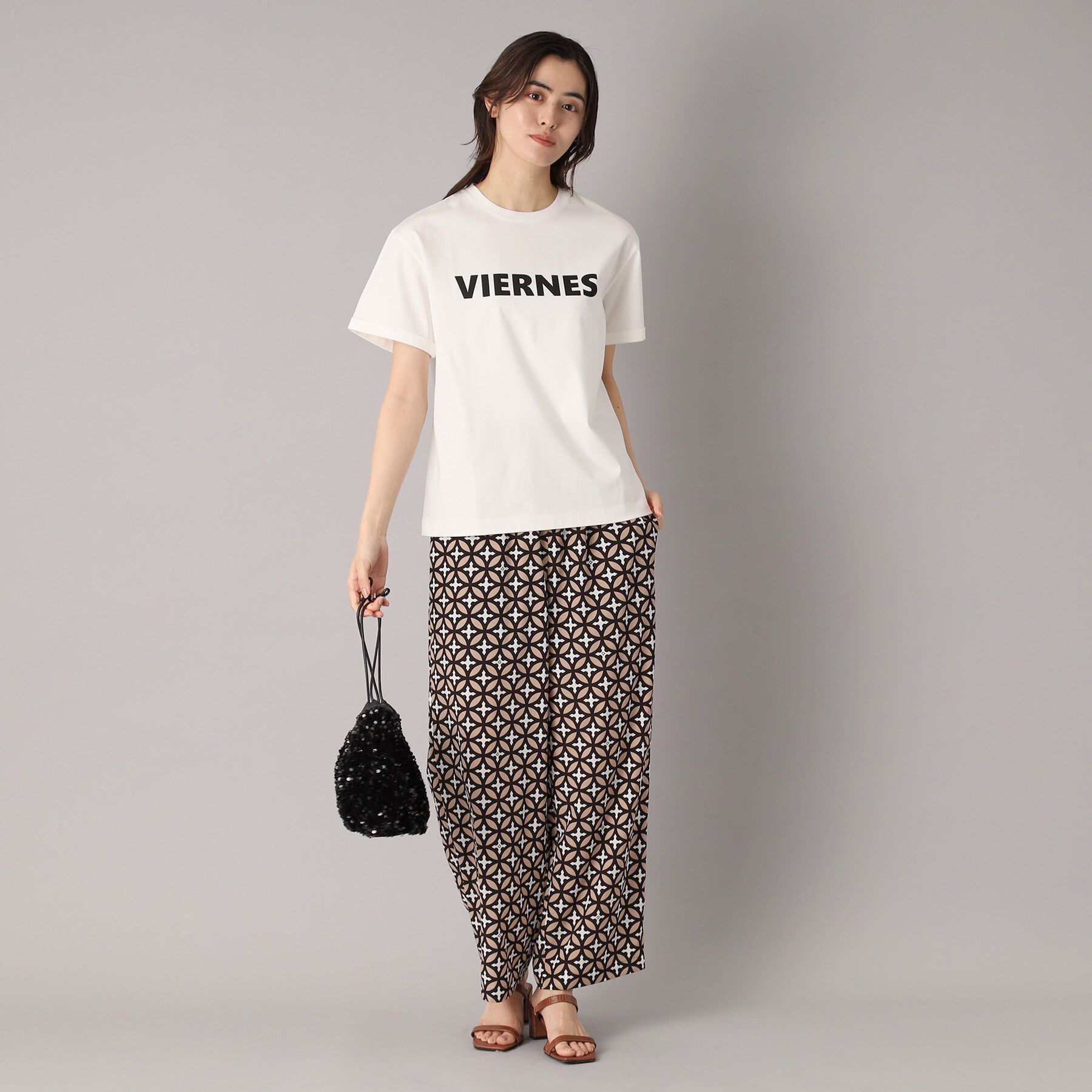 DRESSTERIOR「【接触冷感/抗菌防臭/消臭】アイスクリアコットン VIERNESロゴT」|Tシャツ・カットソー|