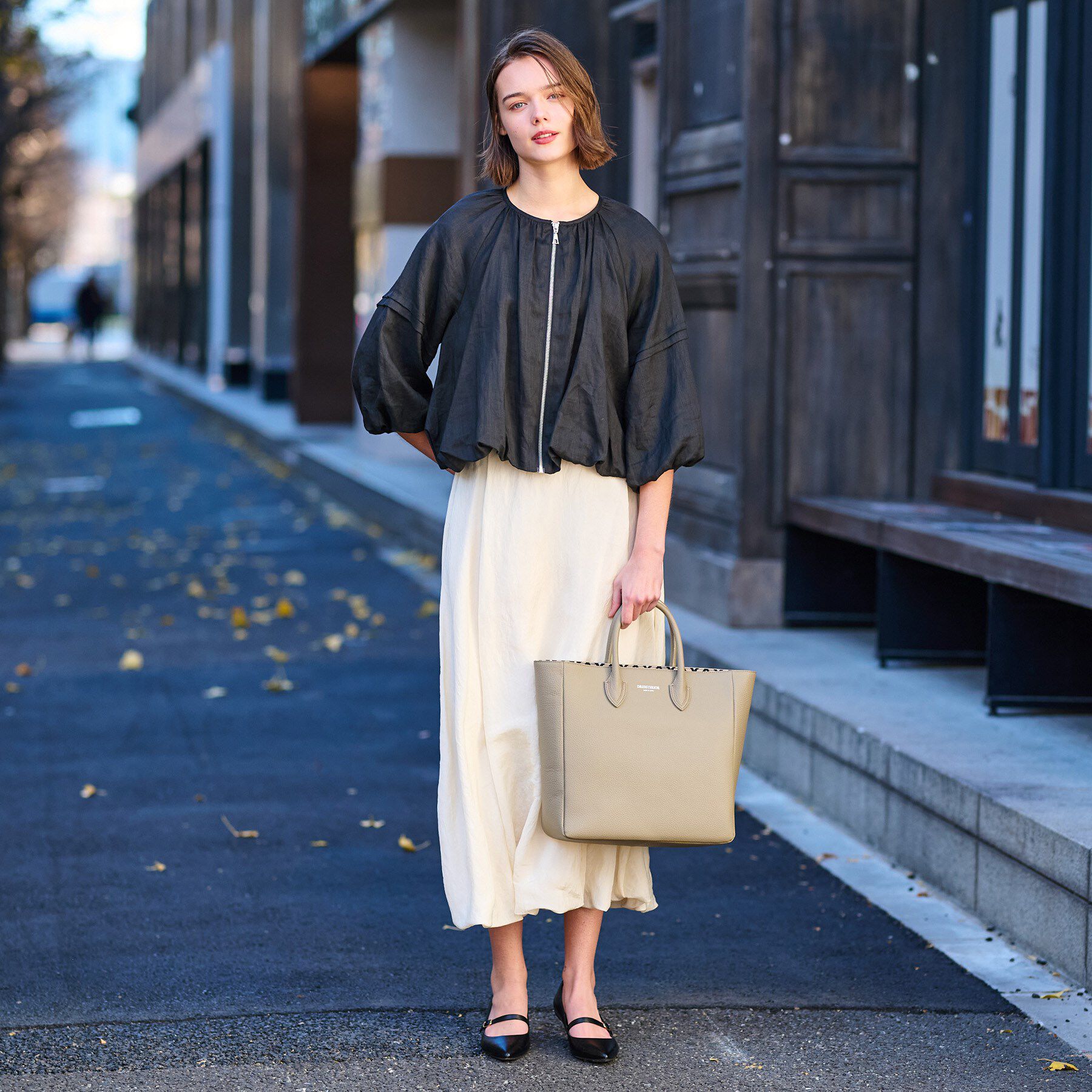 DRESSTERIOR「【洗える/リネン100％】ウォッシャブルペーパーリネンブルゾン」|ブルゾン・スタジャン|