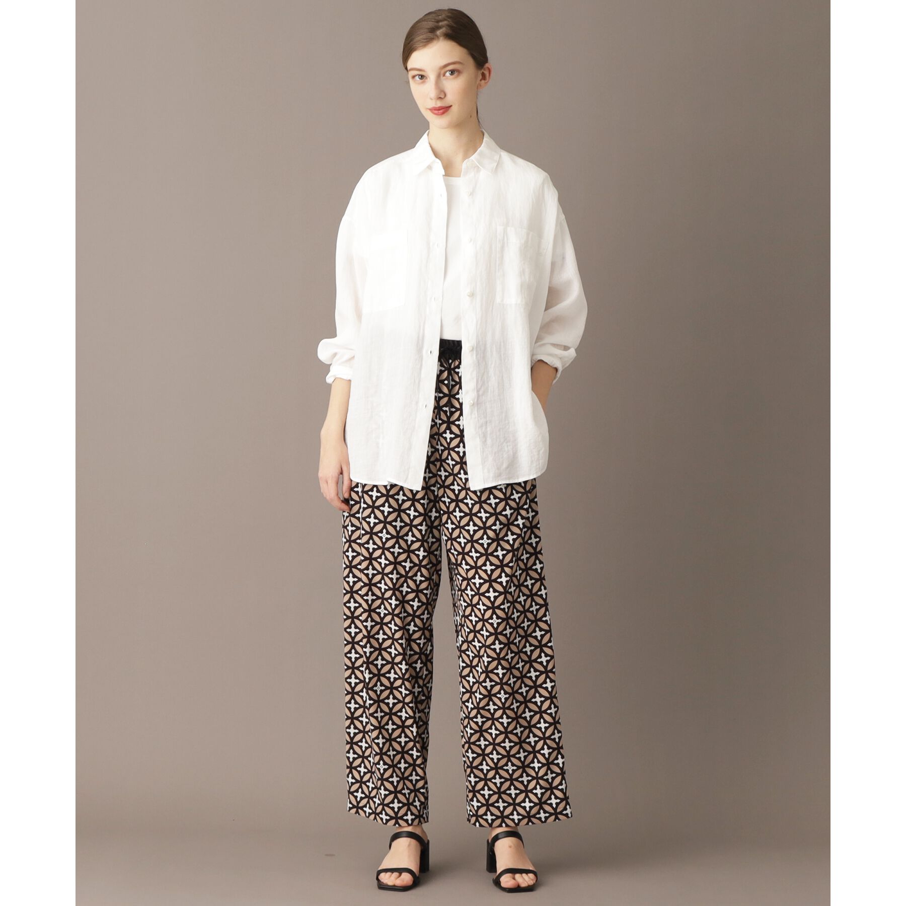 DRESSTERIOR「【人気定番/ラミー100％】ガーメントダイラミーシャツ」|シャツ・ブラウス|