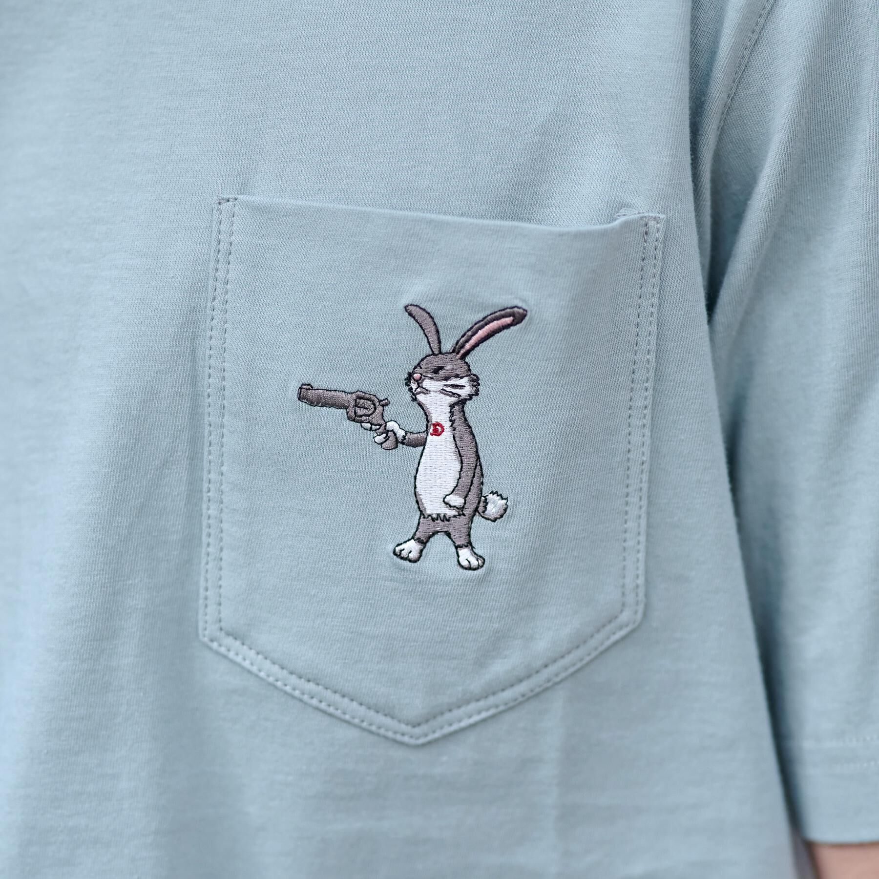 DRESSTERIOR「【接触冷感/UVカット】BACK BREEZE TECH ラビットポケTシャツ」|Tシャツ・カットソー|