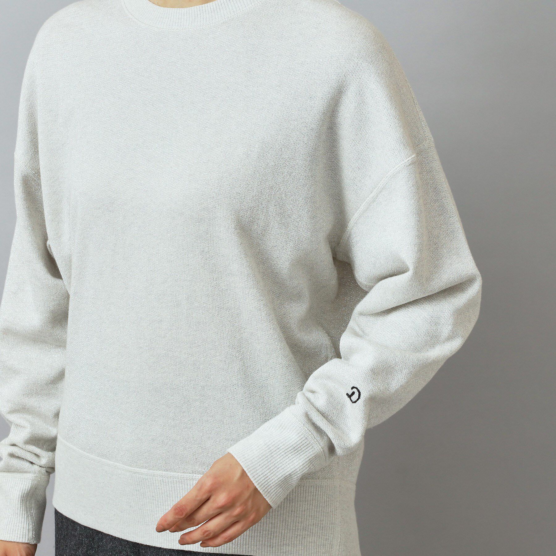 DRESSTERIOR「ラメ裏毛プルオーバー」|Tシャツ・カットソー|