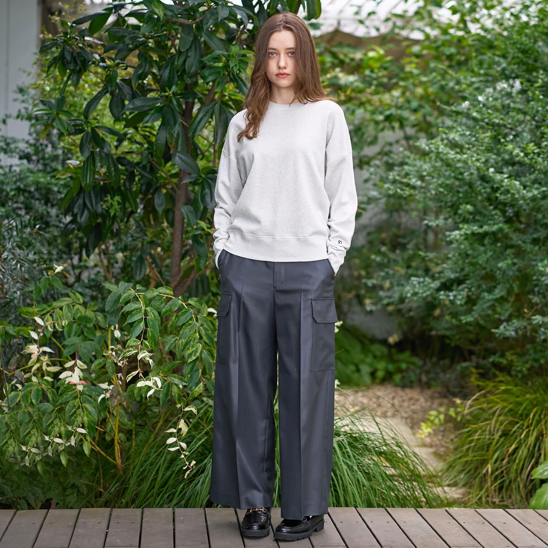 DRESSTERIOR「ラメ裏毛プルオーバー」|Tシャツ・カットソー|