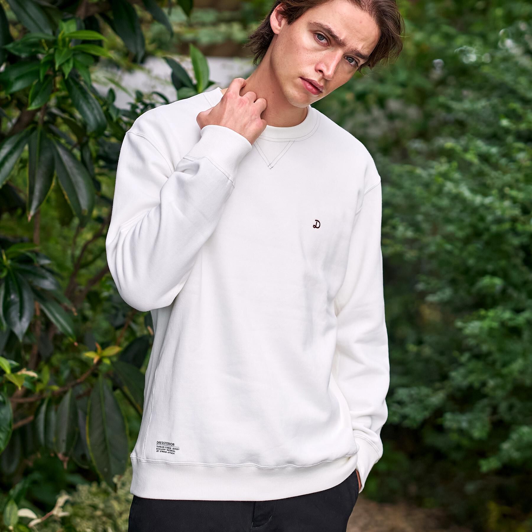 DRESSTERIOR「裏起毛 バック9プリントスウェット」|パーカー|