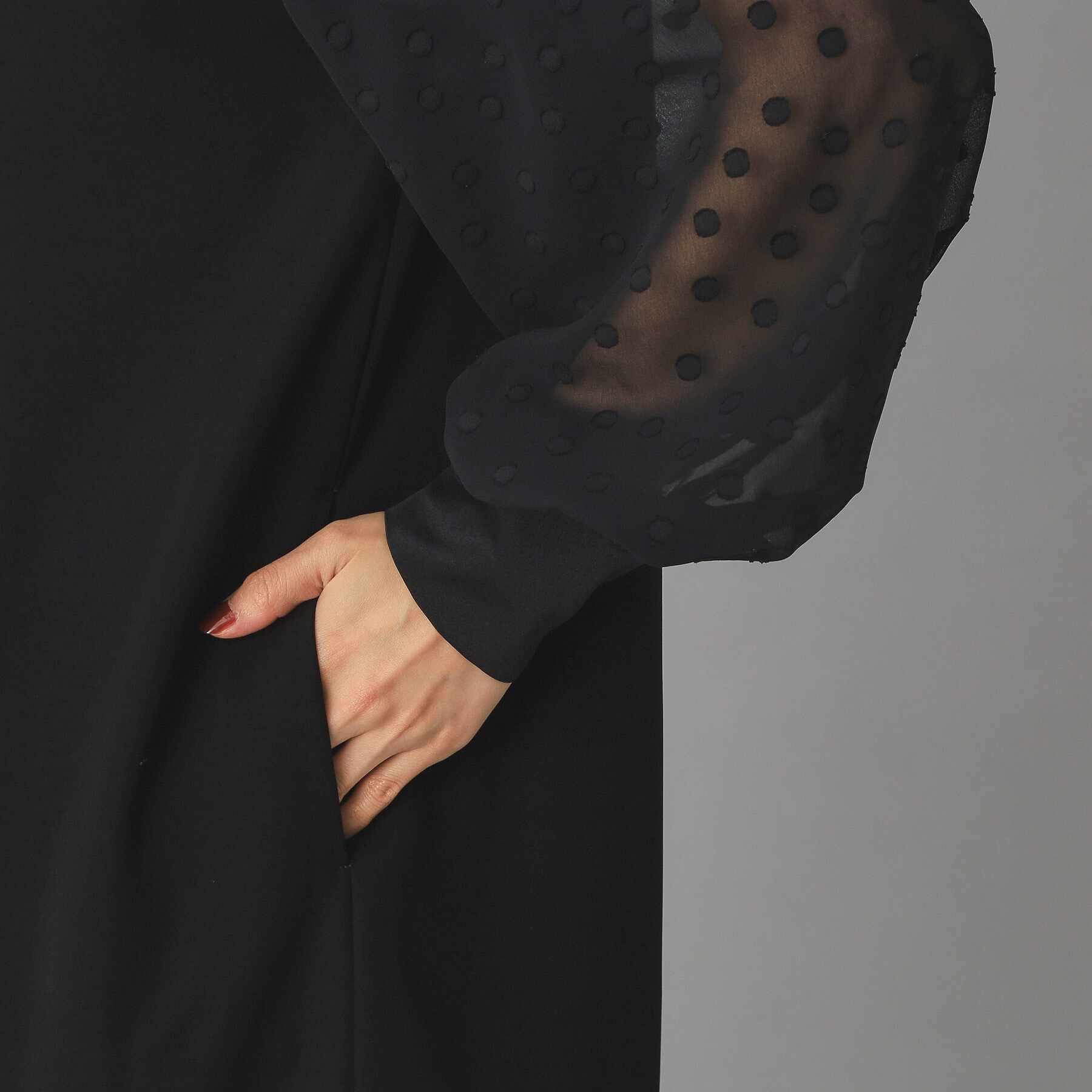 DRESSTERIOR「ダブルクロスボリュームスリーブミニワンピース」|ワンピース|