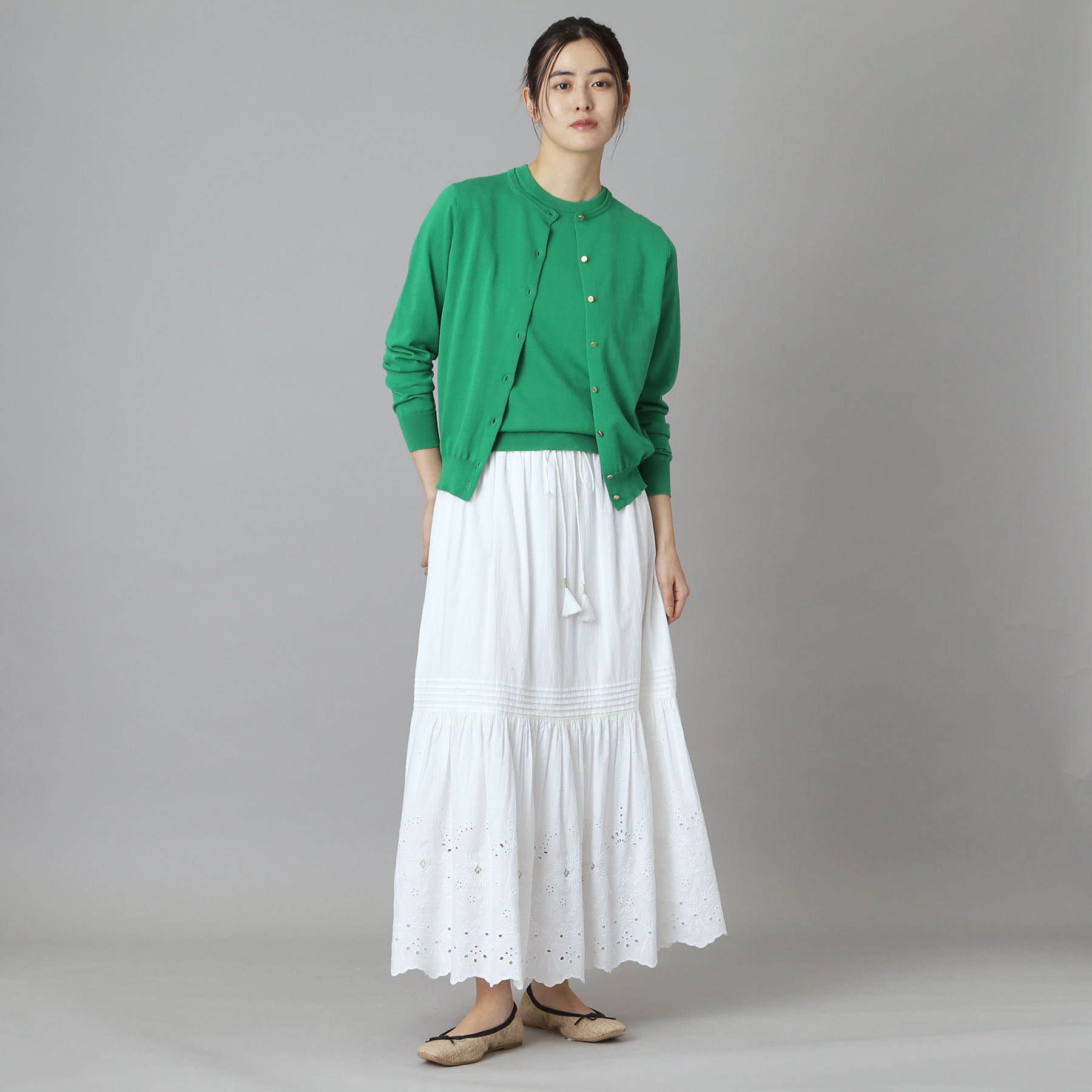 DRESSTERIOR「【ウォッシャブル】コットンシルク カーディガン」|カーディガン|