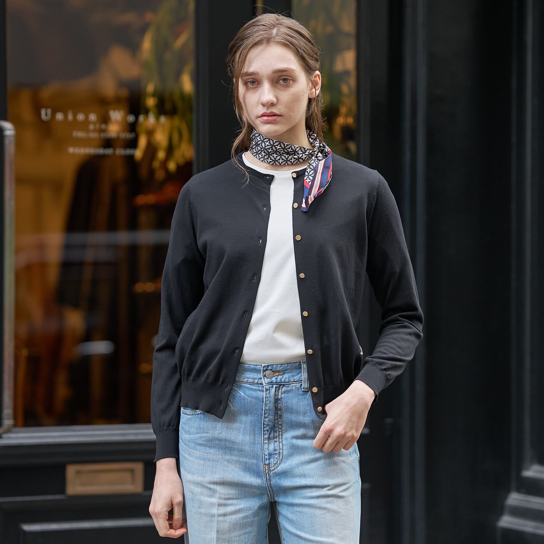 DRESSTERIOR「【ウォッシャブル】コットンシルク カーディガン」|カーディガン|