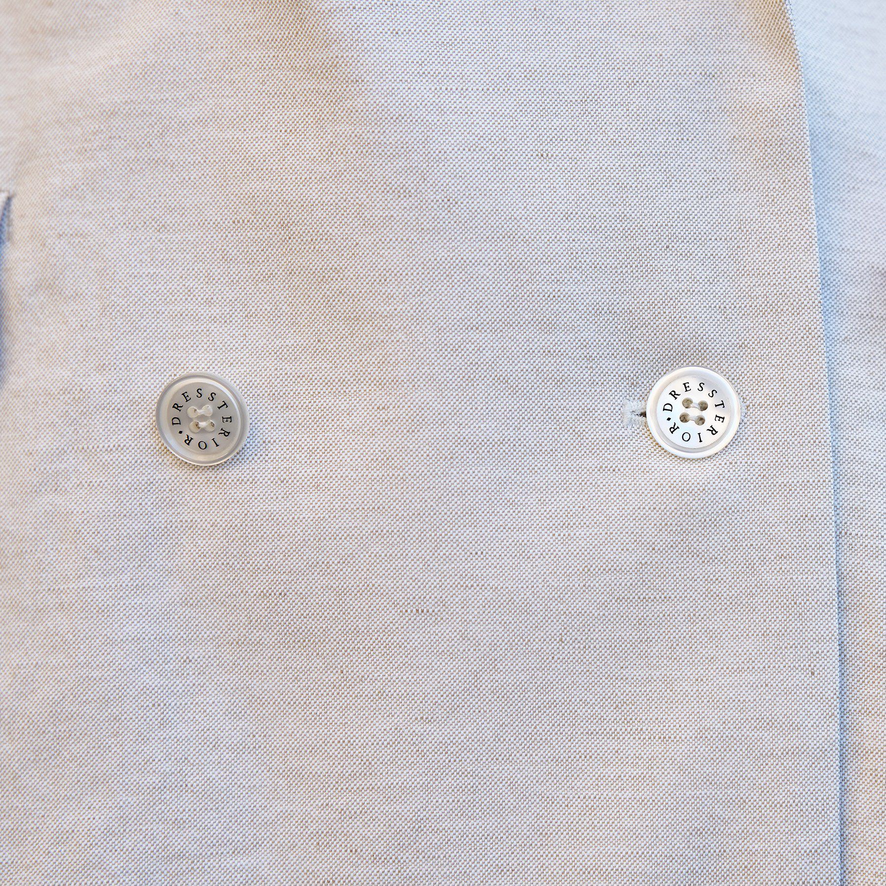 DRESSTERIOR「【セットアップ/可吸水速乾/ウォッシャブル】リネンブレンドオックスダブルジャケット」|テーラードジャケット|