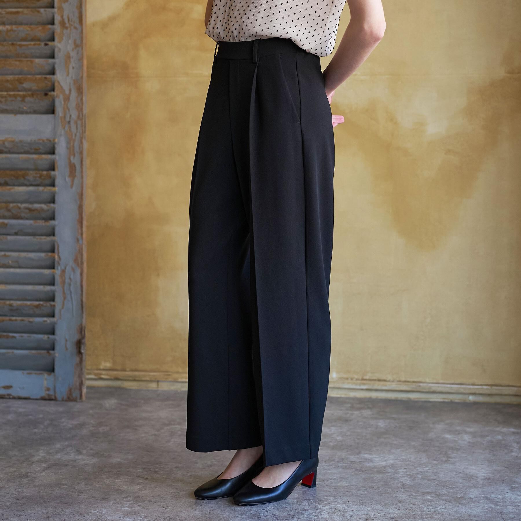 DRESSTERIOR「センタープレスジョーゼットパンツ」|その他|