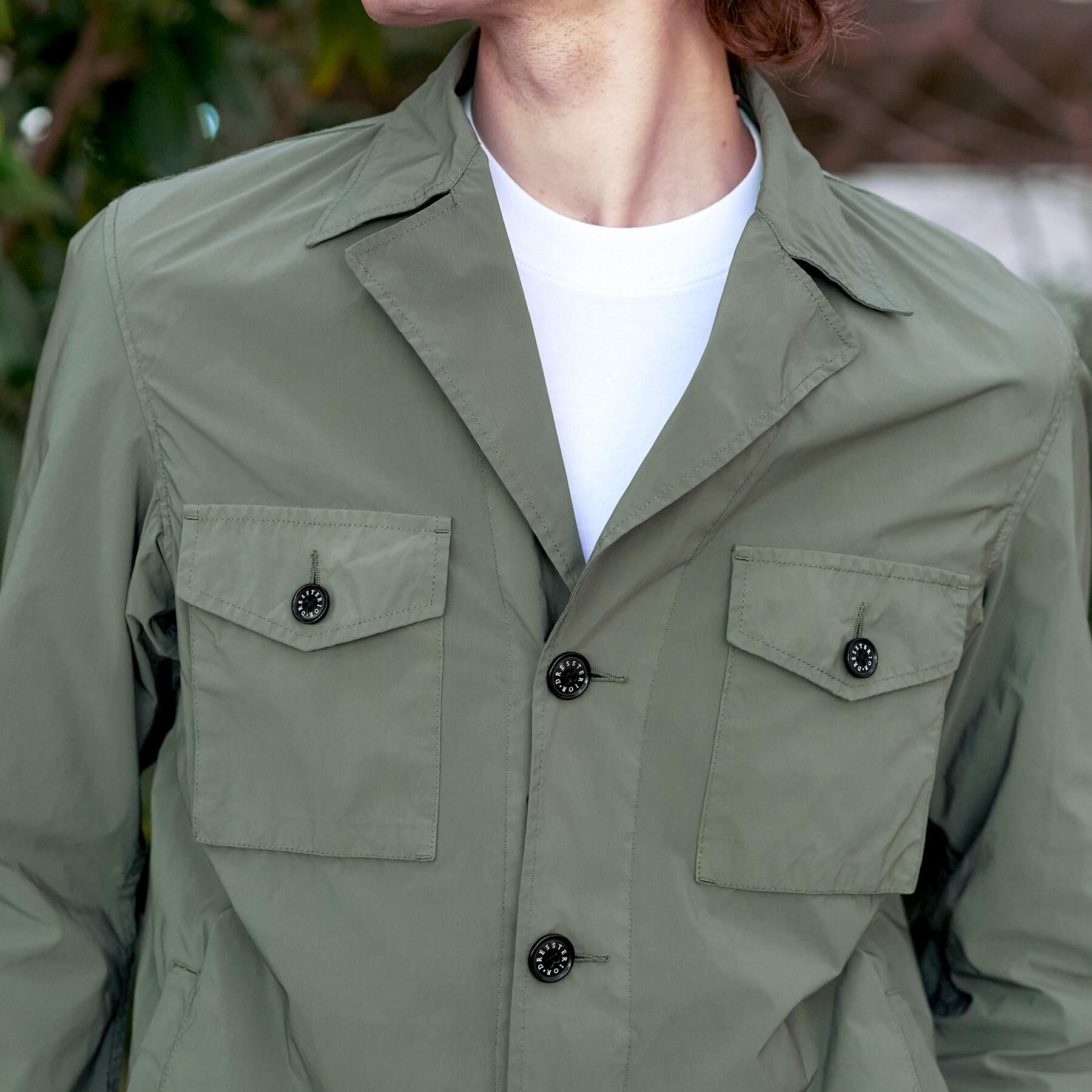 DRESSTERIOR「ガーメントダイ M65フィールドジャケット」|ブルゾン・スタジャン|