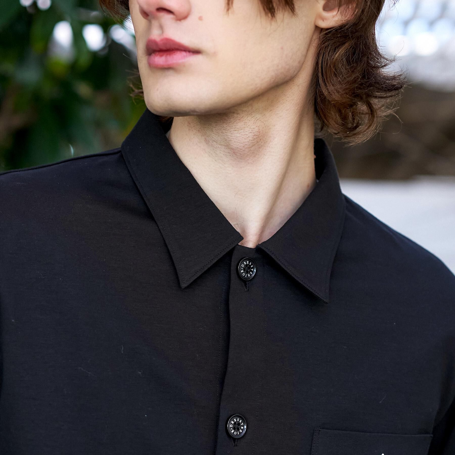 DRESSTERIOR「【接触冷感/UVカット/抗菌防臭/しわ防止】クールデオドラント ジャージシャツ」|シャツ・ブラウス|