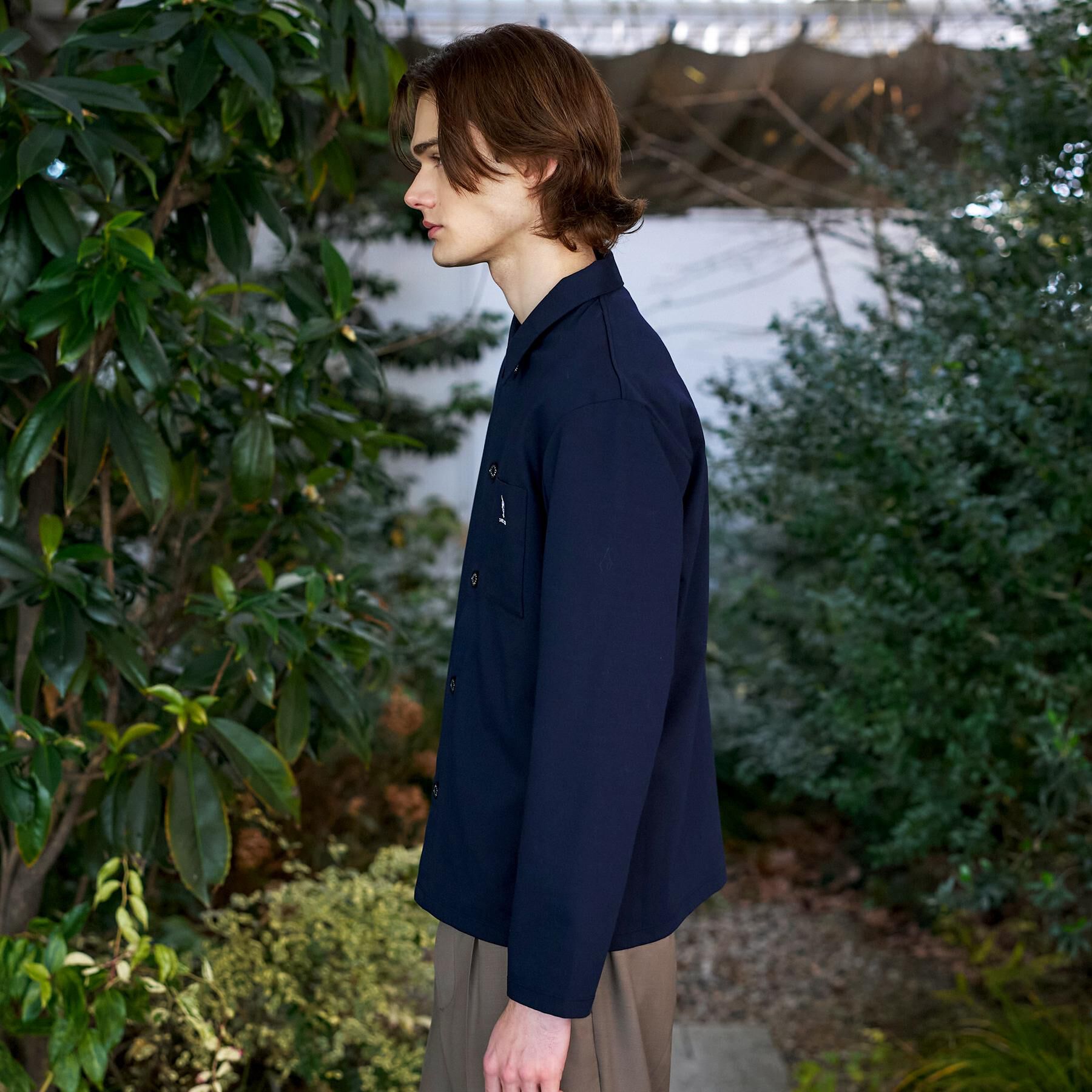 DRESSTERIOR「【接触冷感/UVカット/抗菌防臭/しわ防止】クールデオドラント ジャージシャツ」|シャツ・ブラウス|