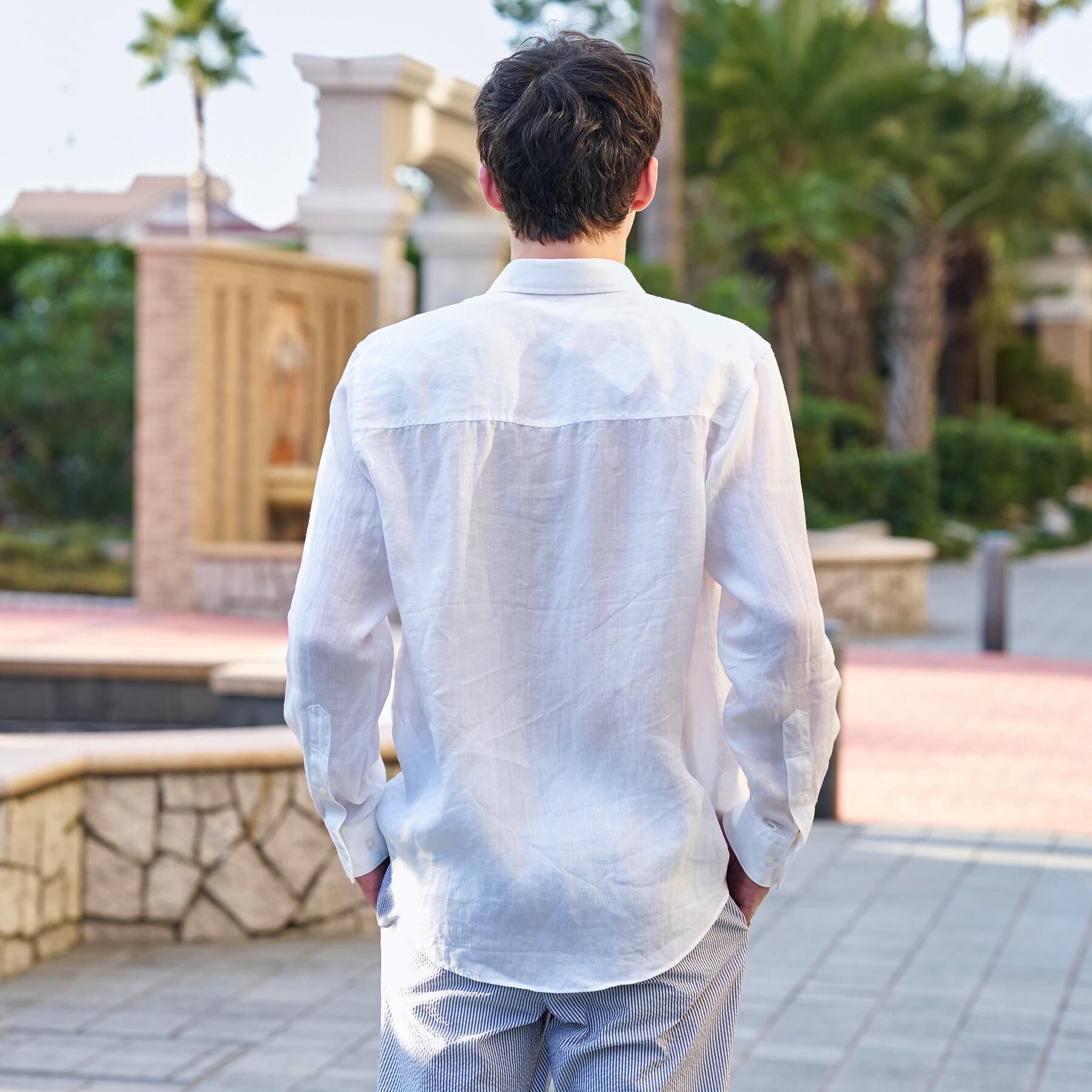 DRESSTERIOR「ガーメンドダイ ピュアリネンシャツ」|シャツ・ブラウス|