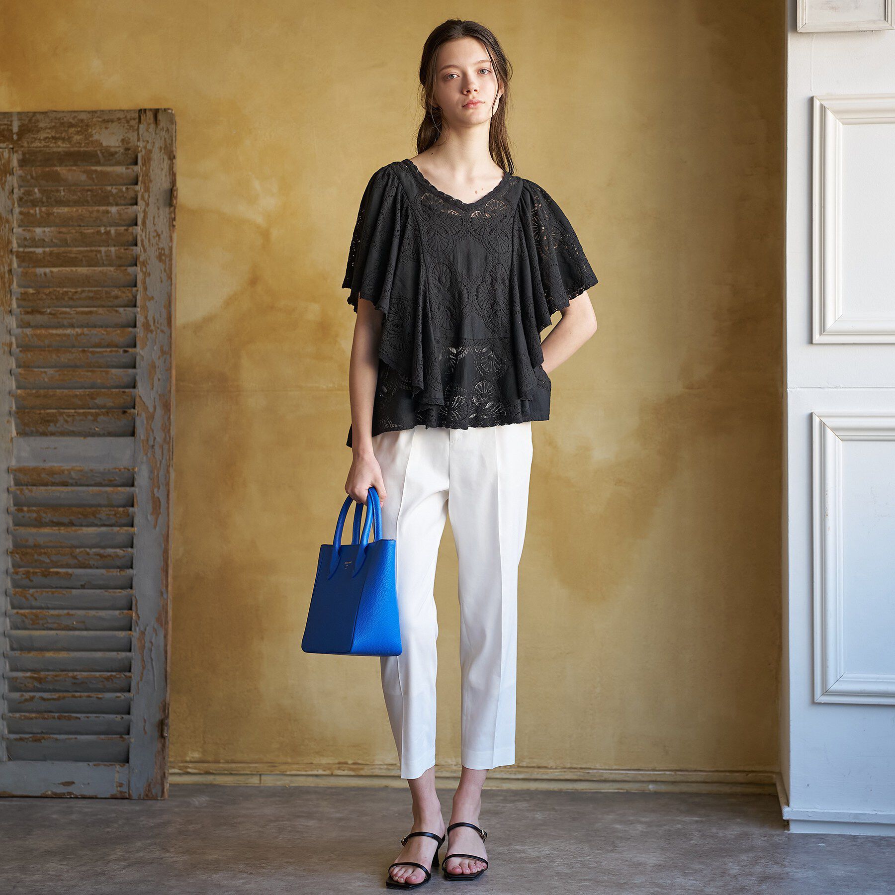 DRESSTERIOR「ラッセルレース ブラウス」|シャツ・ブラウス|