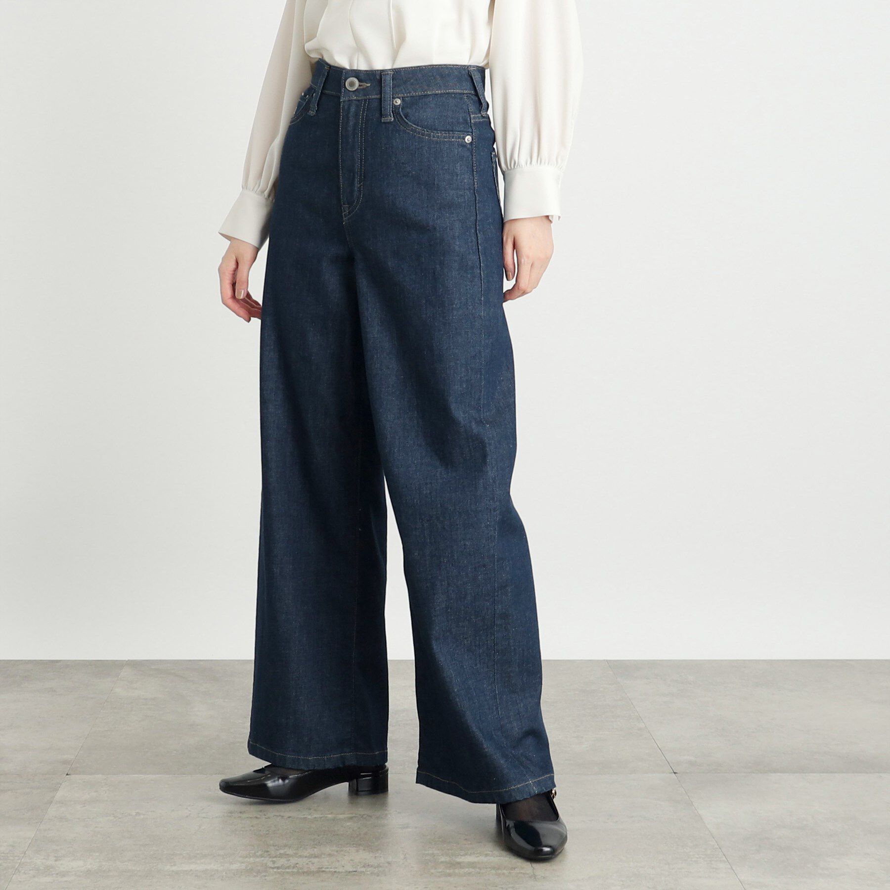 grove「【SOMETHING&times;grove別注】LISAWIDE DENIM PANTS」|デニム|