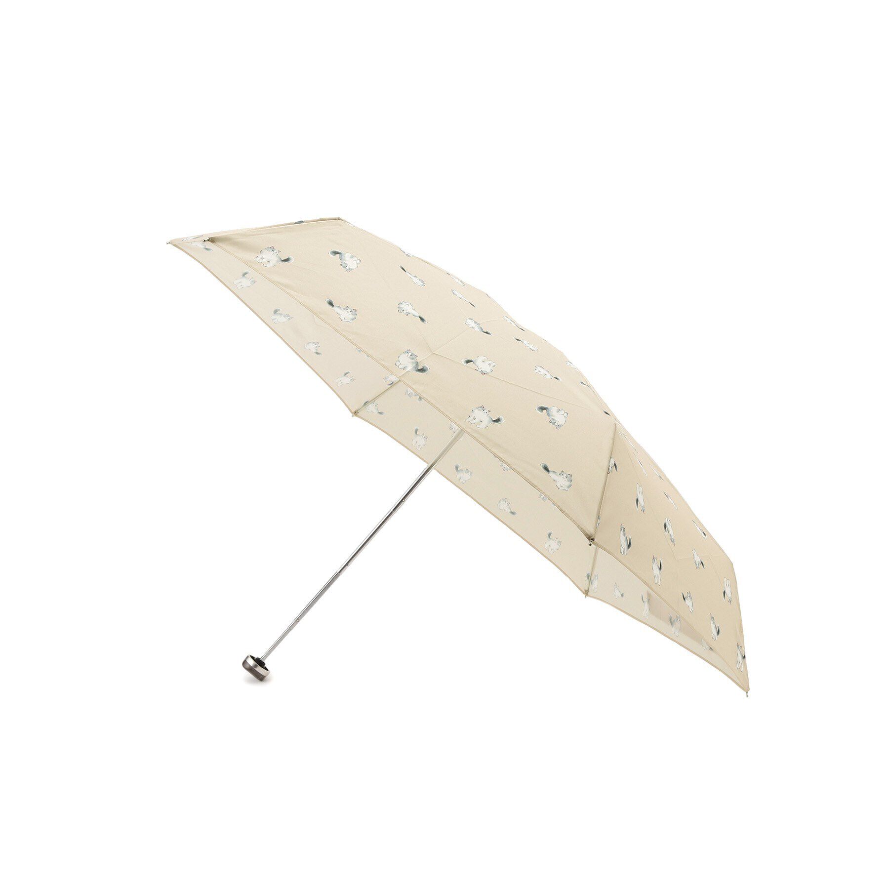 grove「【晴雨兼用】キャッツトートバッグミニ」|傘|ライトベージュ(05
