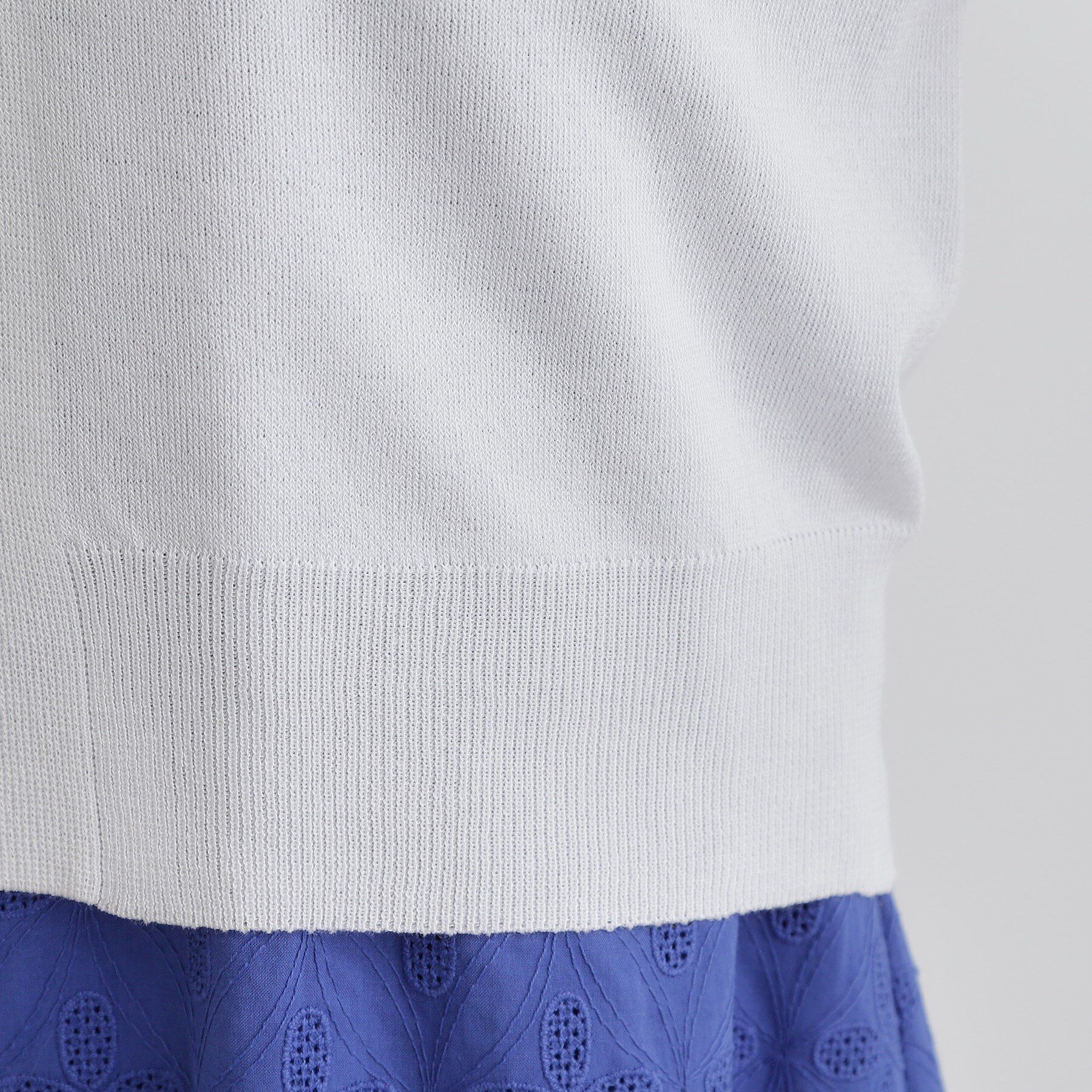 grove「【洗える】シアーニットジップカーディガン」|カーディガン|