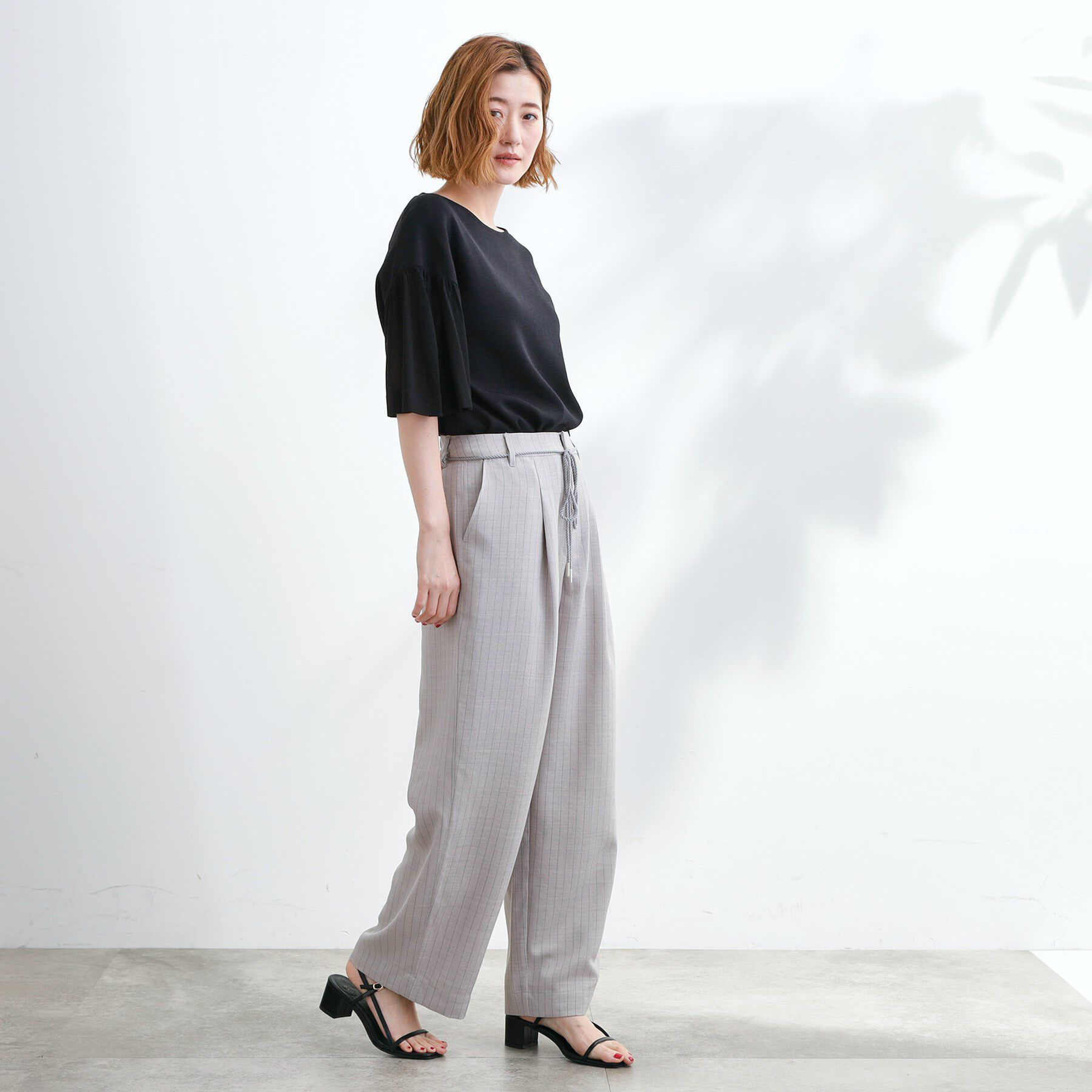 grove「ロープベルトで差がつく 洗練リラックスパンツ」|その他|