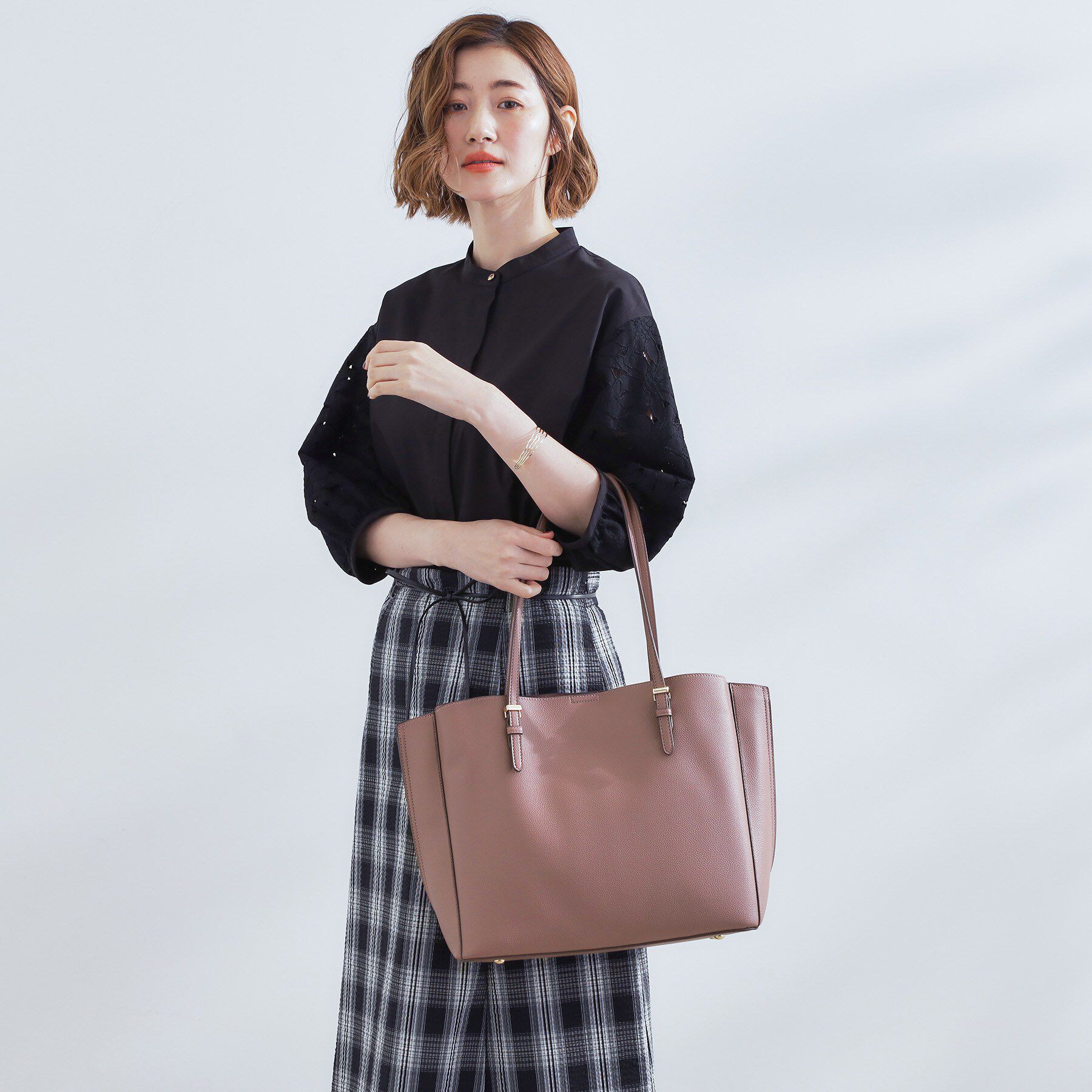 grove「【人間工学・A4】サイドスリットトート」|トートバッグ|