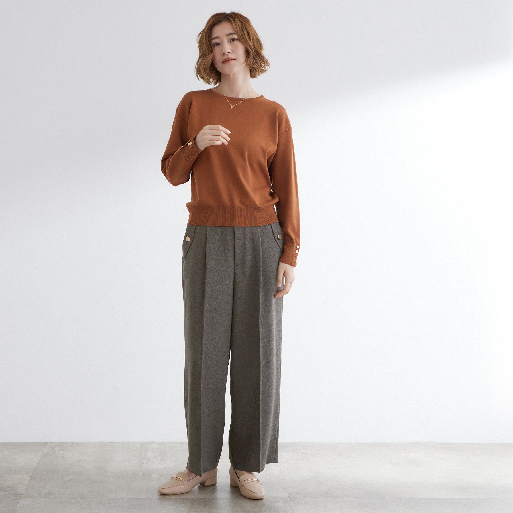 grove「【洗える】着回し優秀！フラップポケットワイドパンツ」|その他|