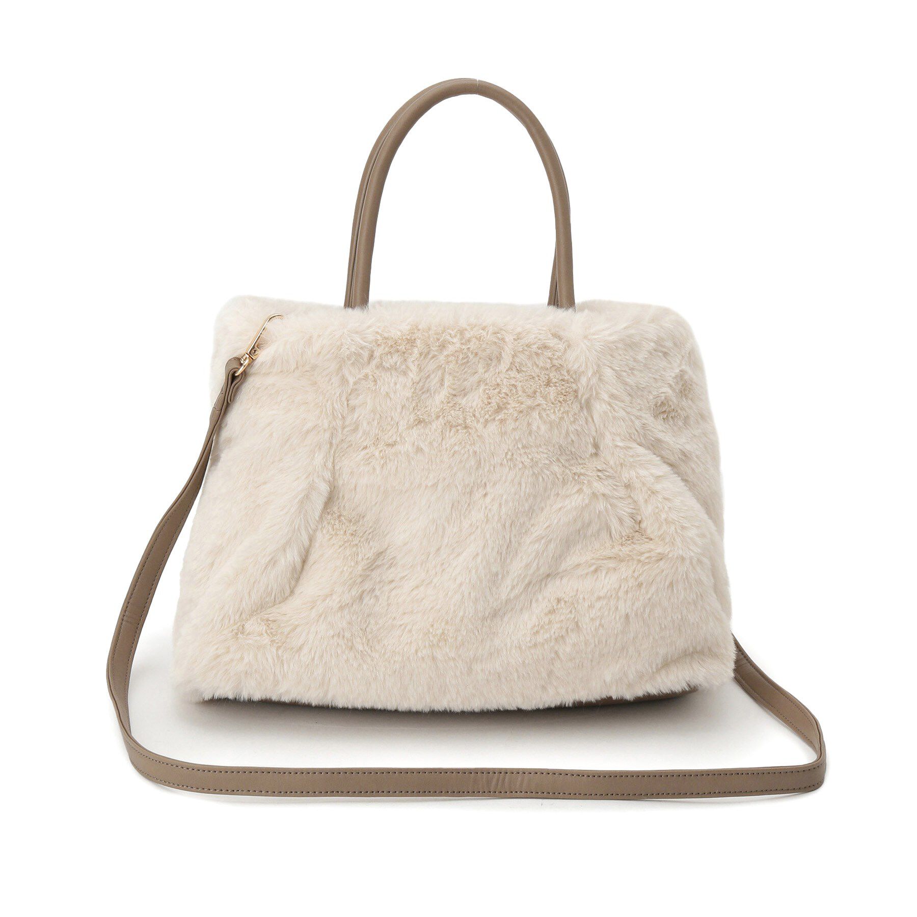 grove「タックタッセルエコファー2WAYトート」|トートバッグ|