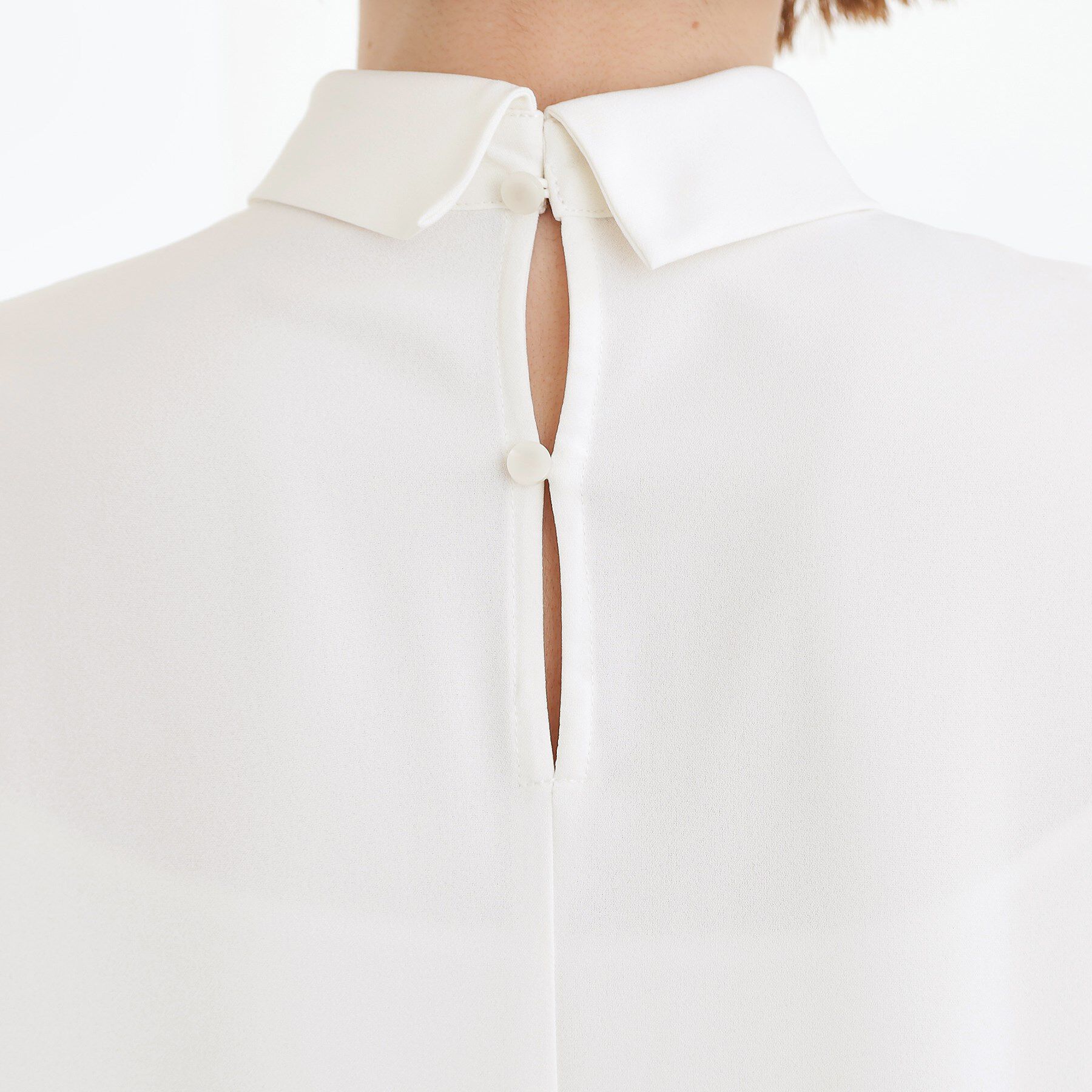 grove「【マシンウォッシュ/防シワ/UVカット】裾プリーツ取り外しボウタイブラウス」|シャツ・ブラウス|