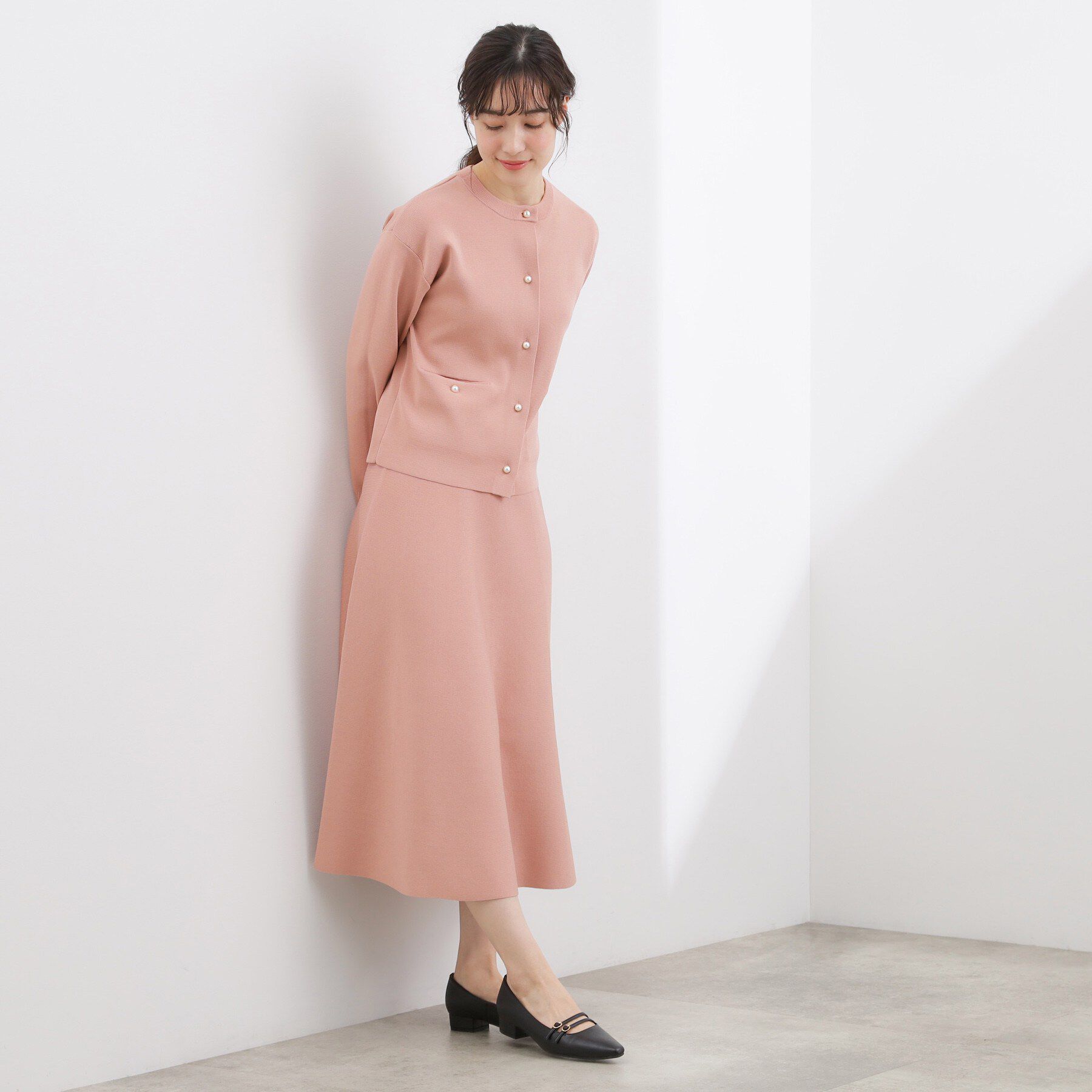 grove「【SETUP対応】ニットフレアスカート」|スカート|