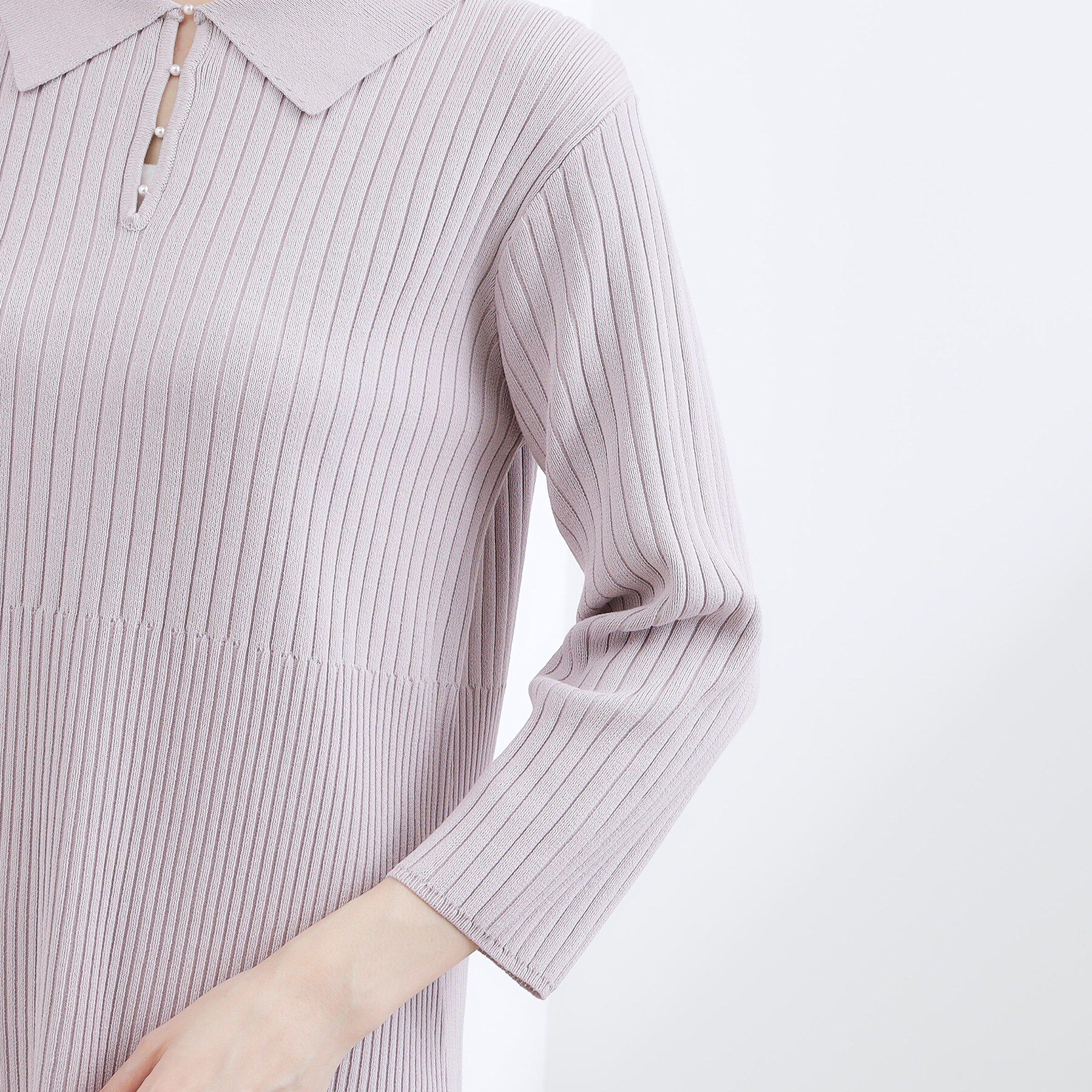 grove「ポロニットワンピース」|ワンピース|