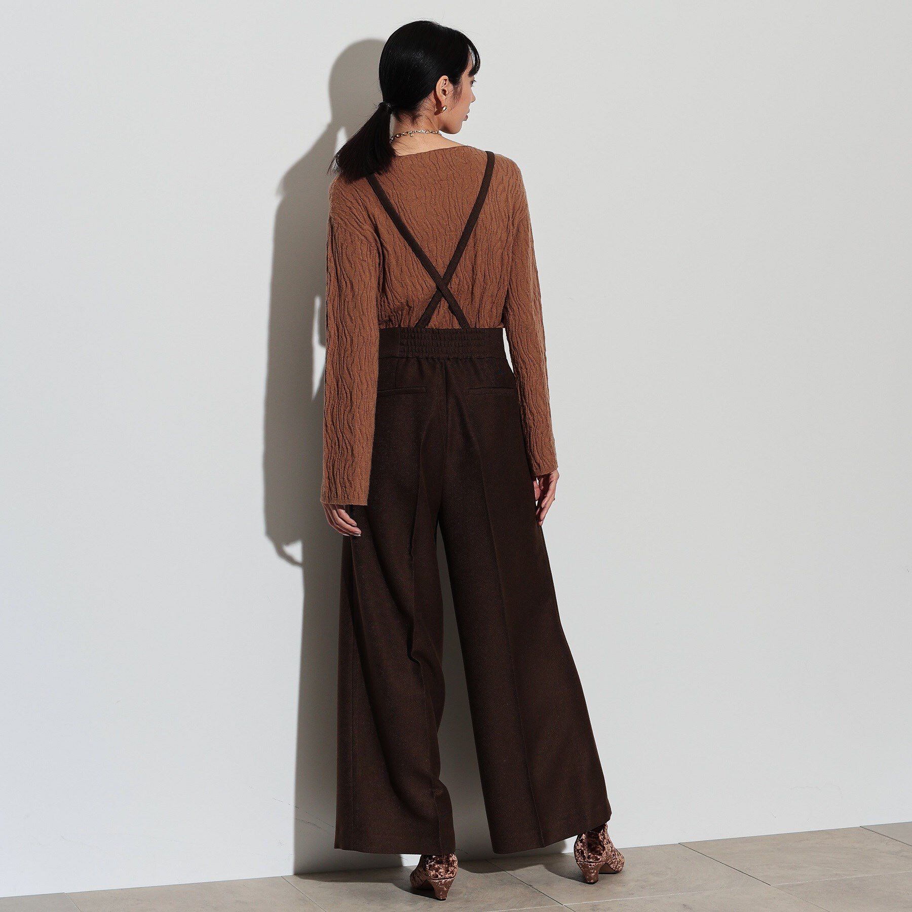 GALLEST「サスペンダー付きツイルワイドパンツ」|その他|