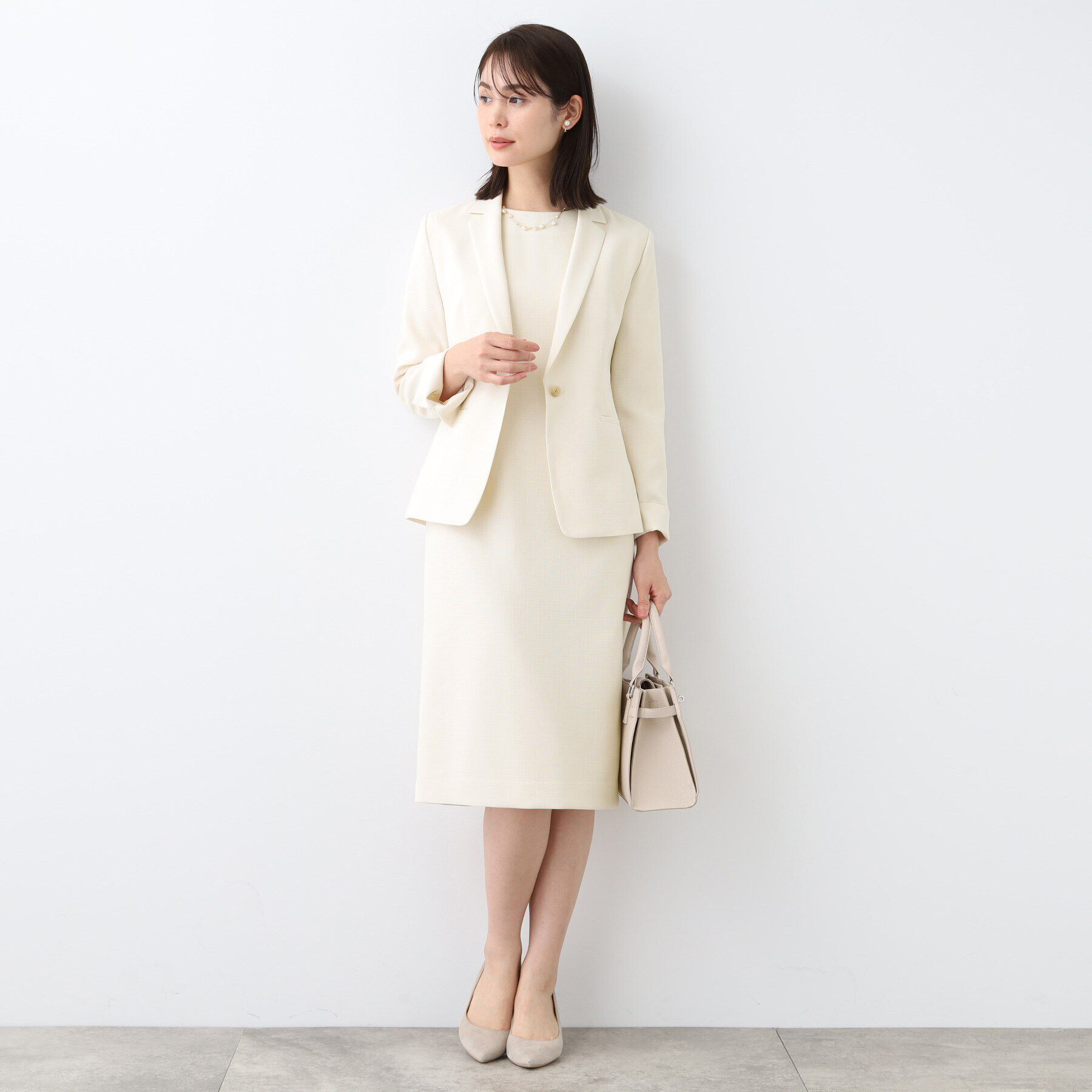 INDIVI「【洗える／スーツ】テーラードカラージャケット」|スーツ|