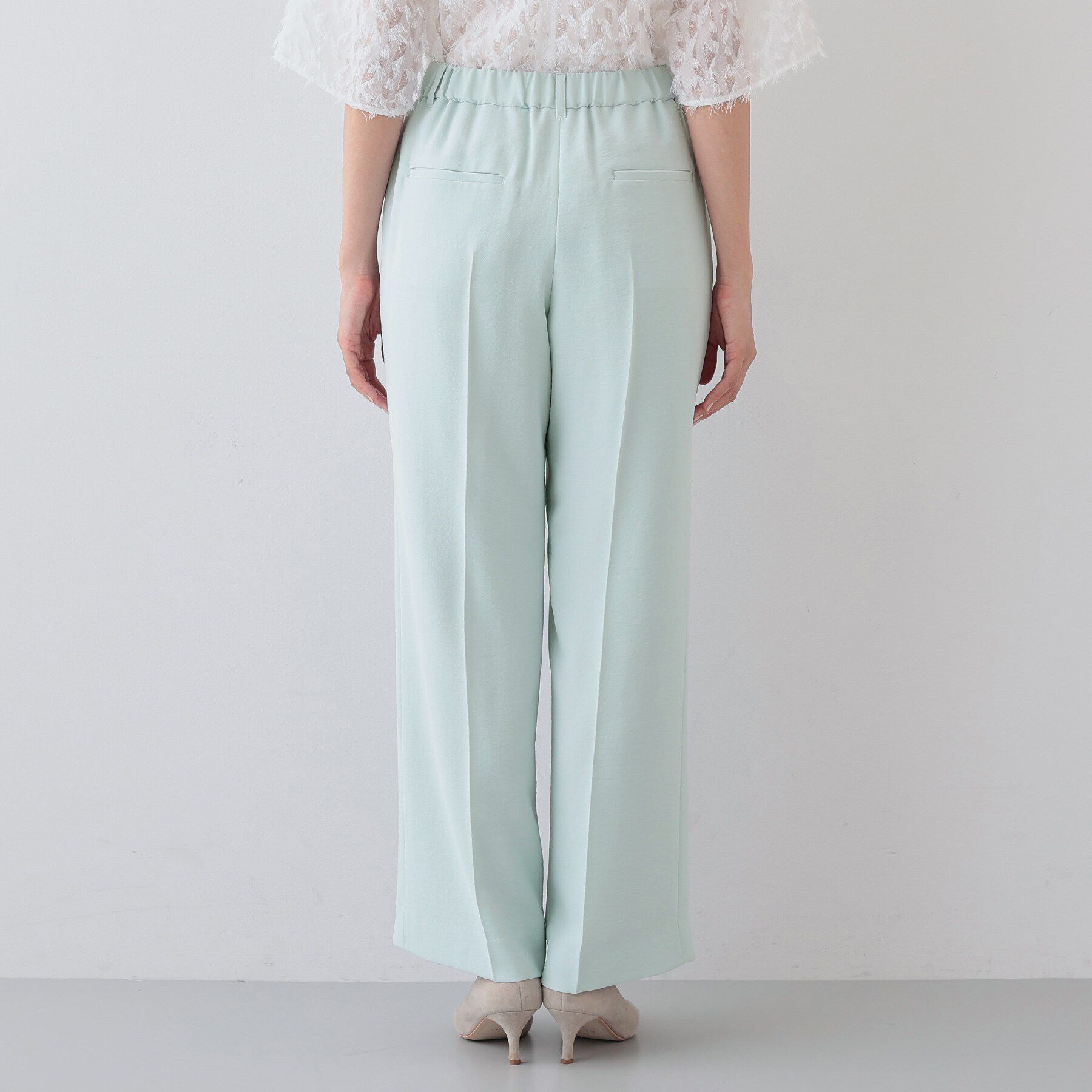 INDIVI「【着る日傘/遮熱/UVケア】ワイドパンツ」|スーツ|