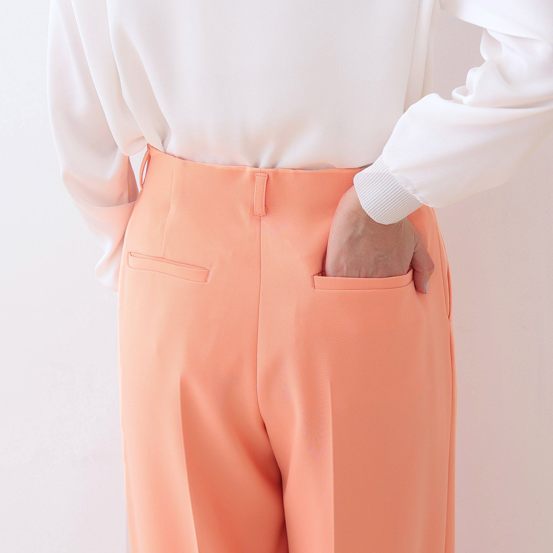 INDIVI「【復活！褒められパンツ】ストレッチ ワイドパンツ」|その他|