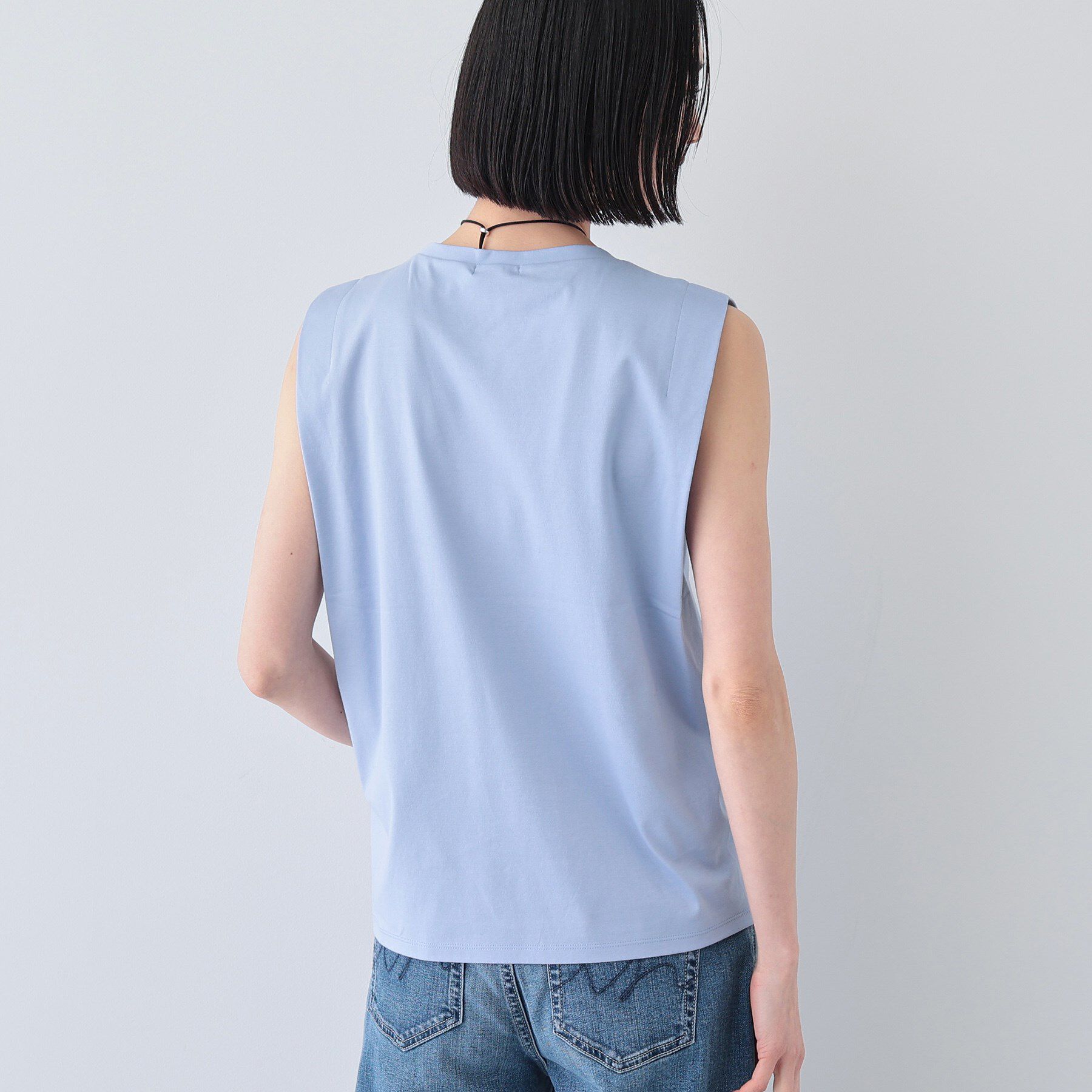 INDIVI「【洗える】きれいめノースリーブトップス」|Tシャツ・カットソー|