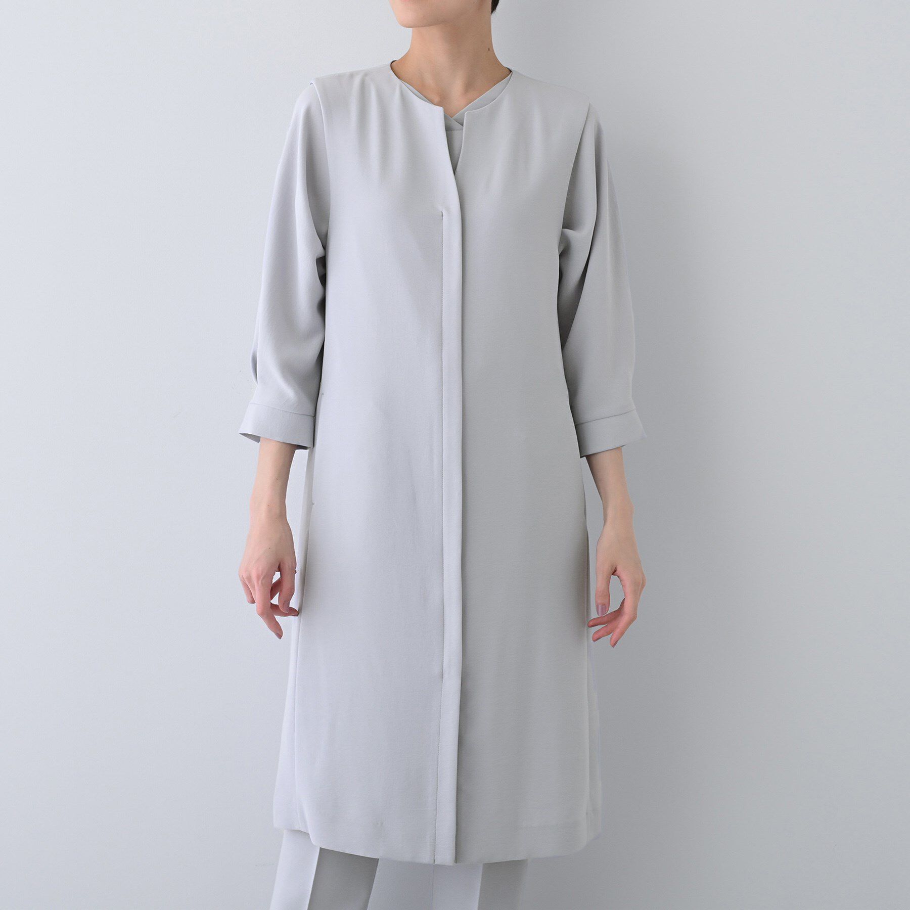 INDIVI「【着る日傘/遮熱/UVケア】ロングジレジャケット」|ベスト・ジレ|