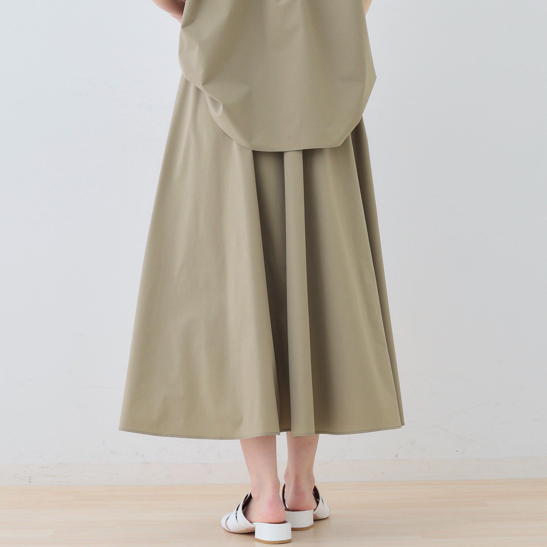 INDIVI「【通気性◎撥水／UVケア／SETUP可能】アクティブスカート」|スカート|