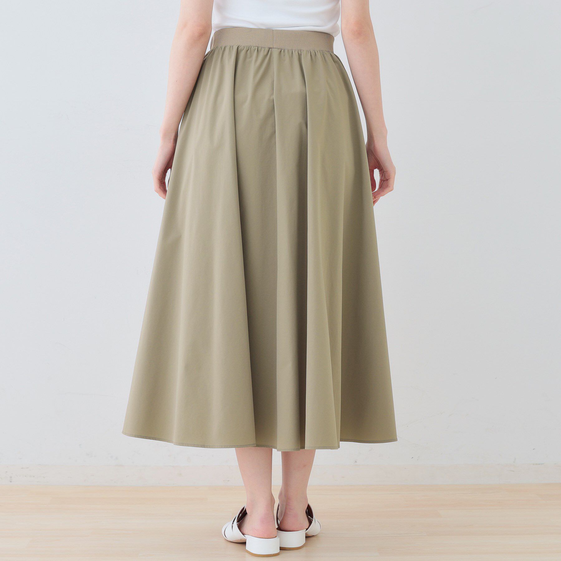 INDIVI「【通気性◎撥水／UVケア／SETUP可能】アクティブスカート」|スカート|