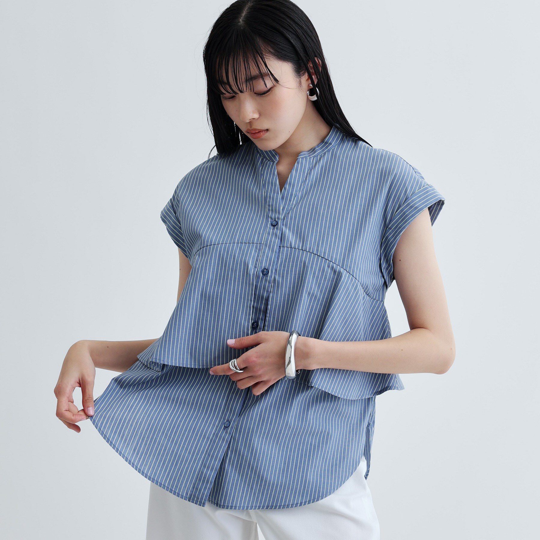 GALLEST「2WAYペプラムシャツ」|シャツ・ブラウス|